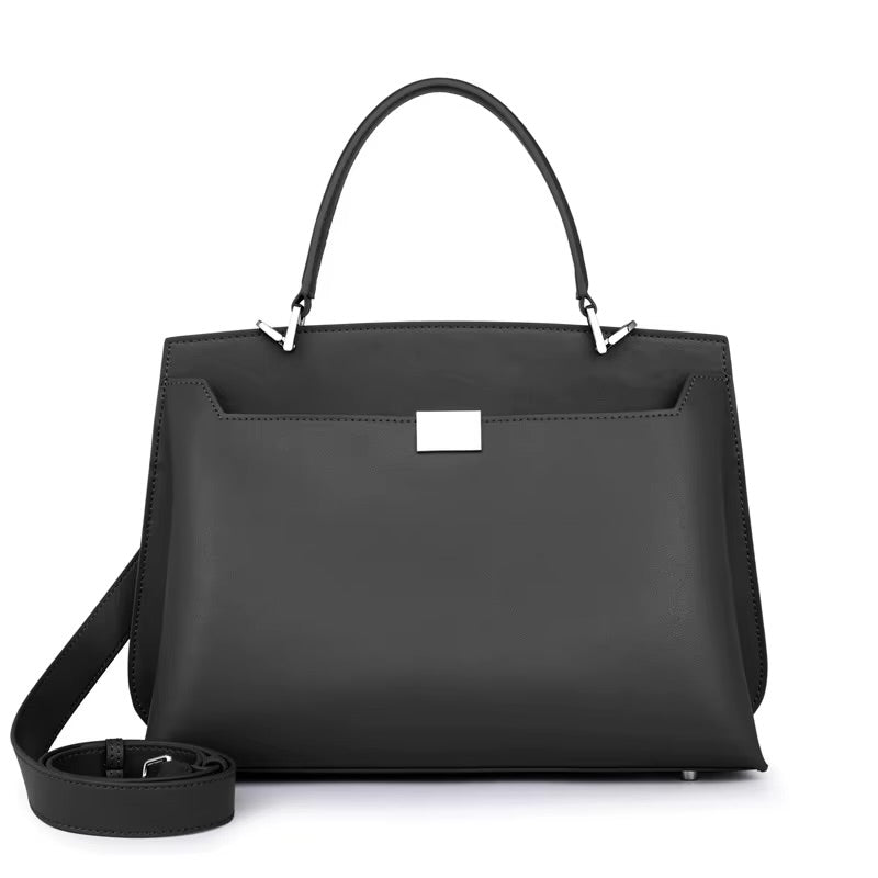 Classic Top Handle Bag in Black