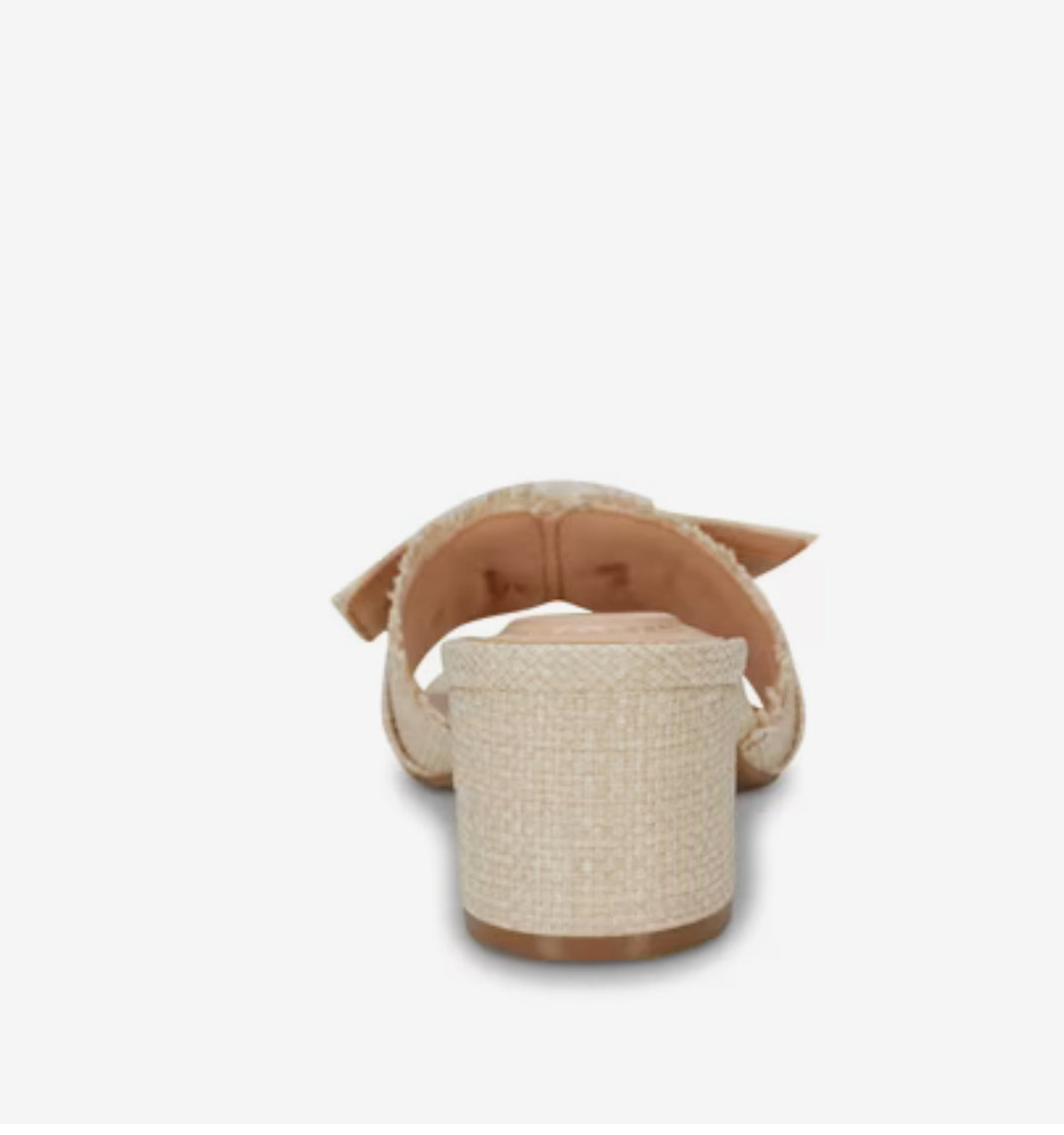 Bandolino Raffia Knot Detail Mule in Natural