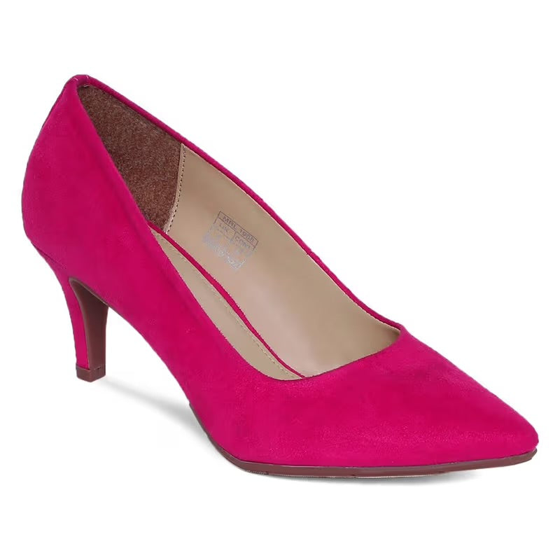 KELLY & KATIE POINTED TOE PUMP IN MAGENTA