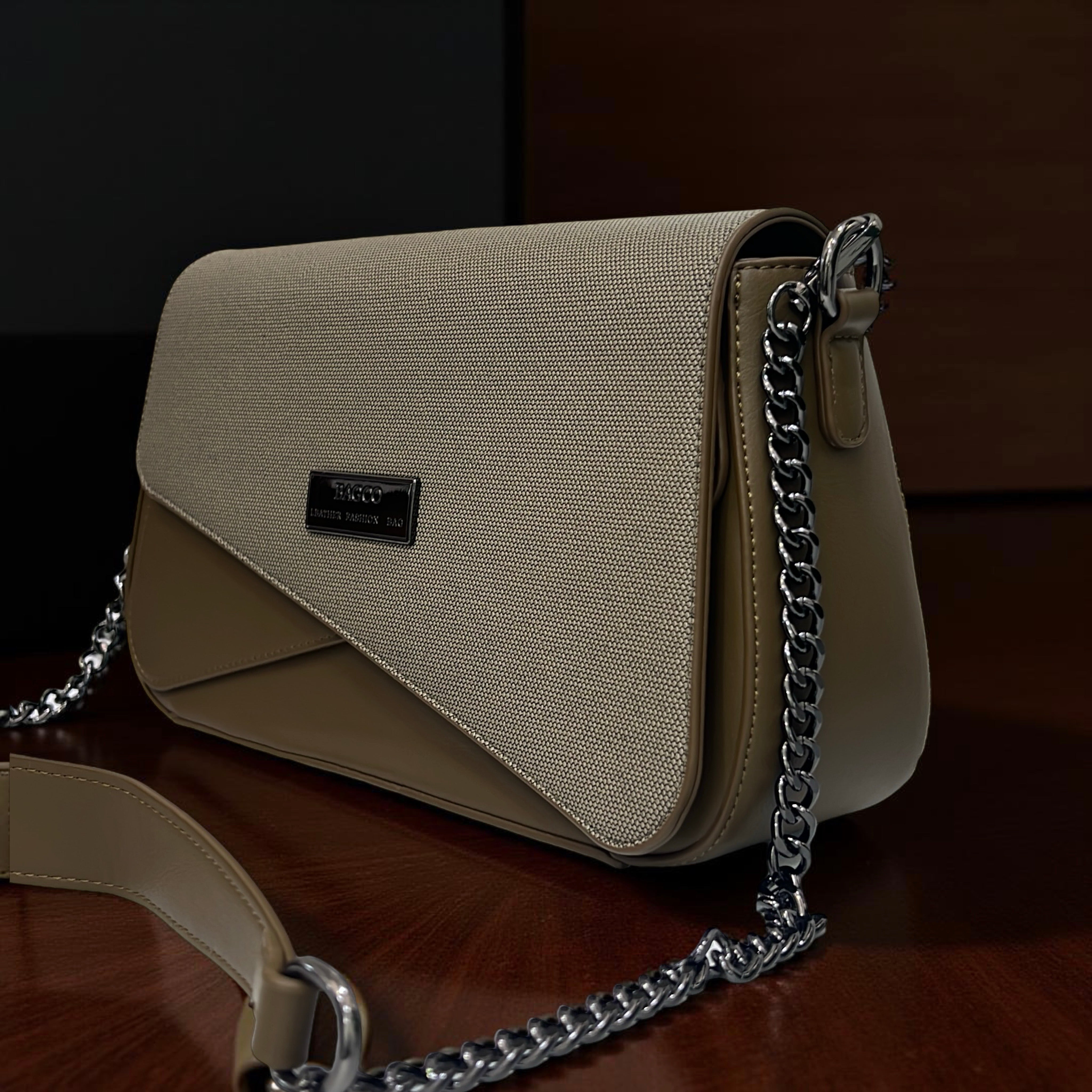 BagcoCros-Flap Cross-Body Bag in Army Green