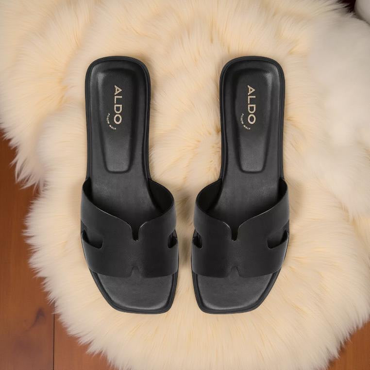 Aldo Oran-Inspired Slide in Black