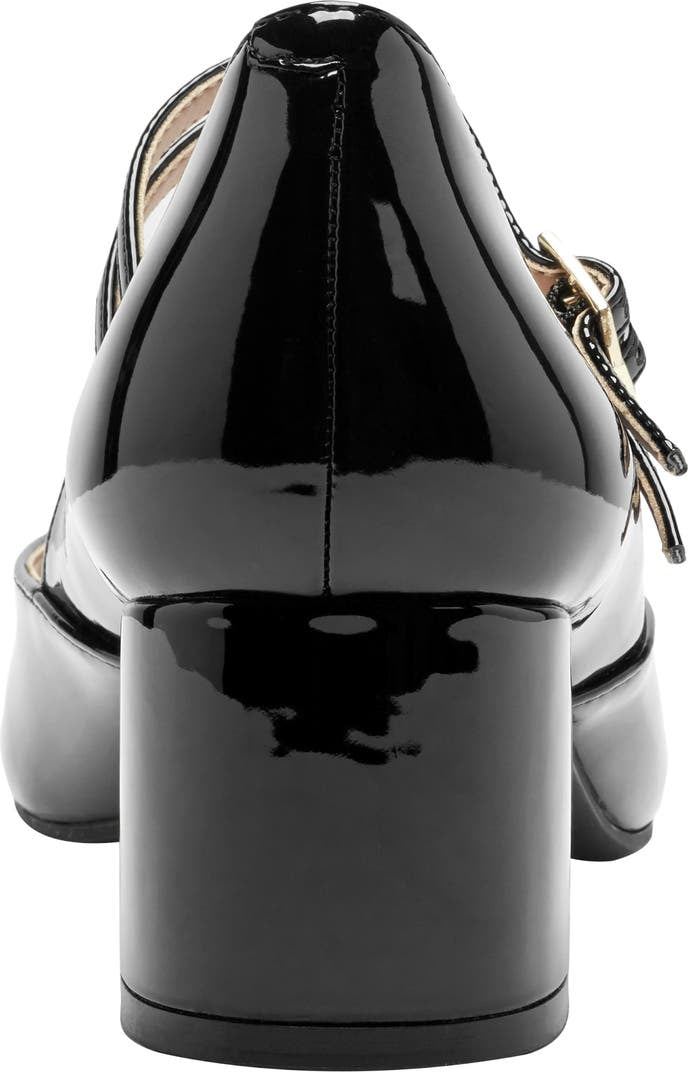 Bandolino Patent Leather Maryjane Pump in Black