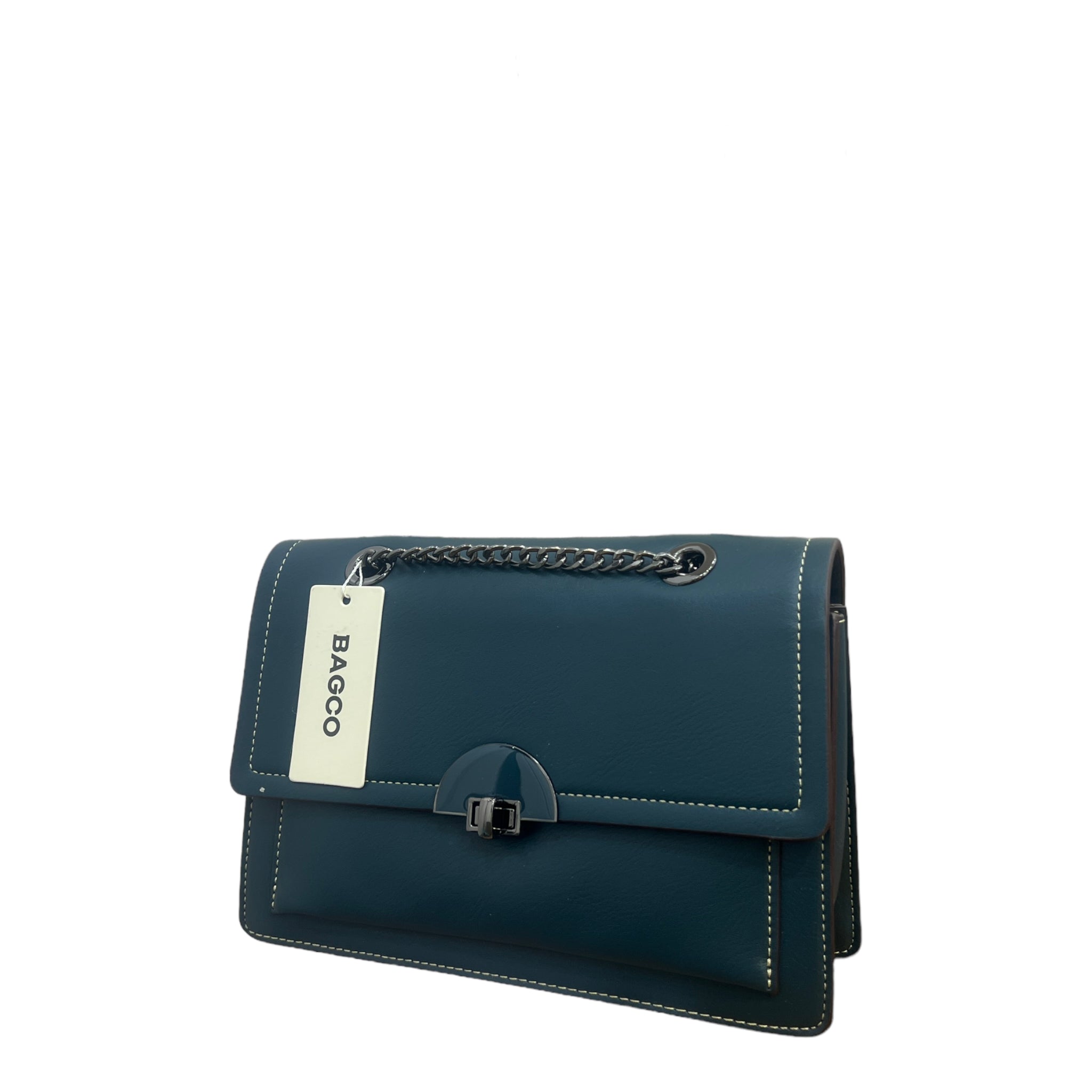 BAGCO MINI STRUCTURED SLINGBAG IN NAVY