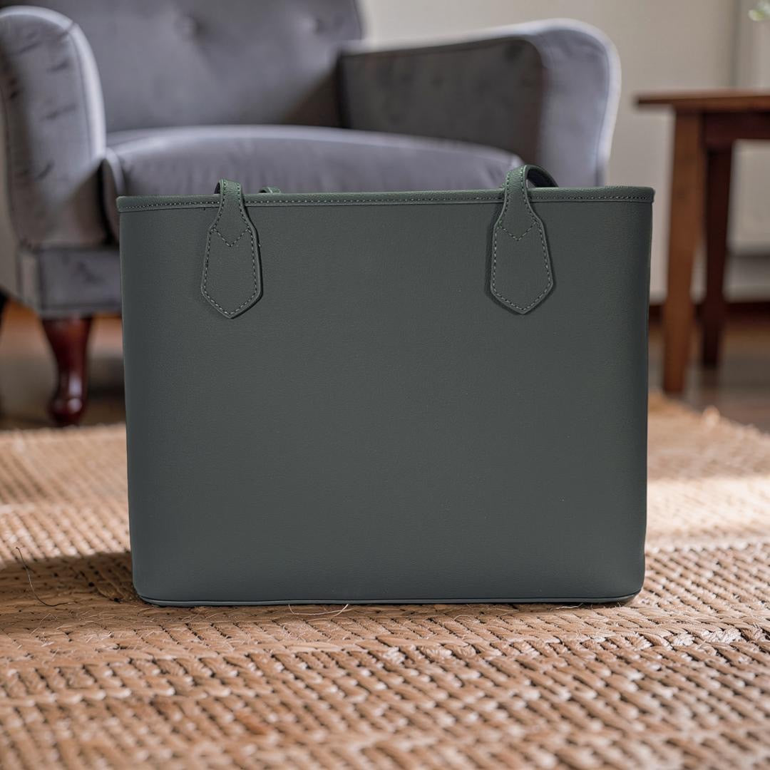 Chrisbella 2-in-1 Classic Tote in Green
