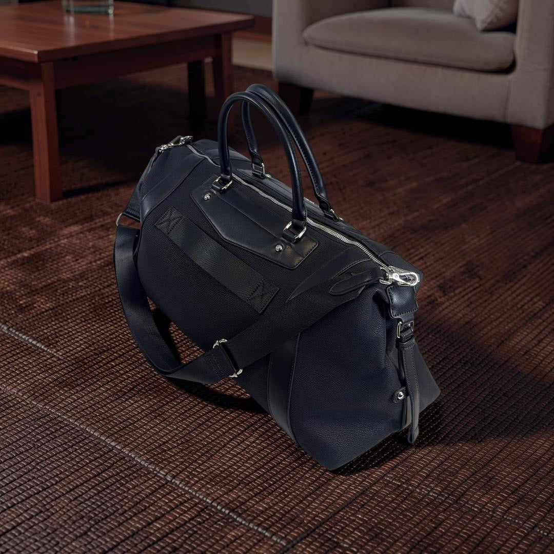 Chrisbella Hand Luggage Travel Bag in Black