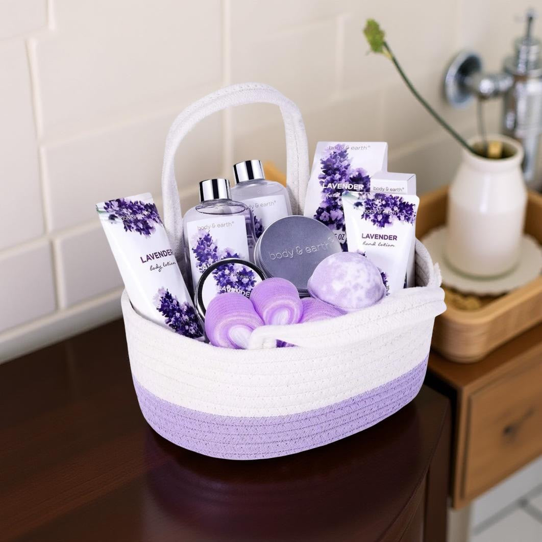 Body & Earth 11 Pcs Bath Gift Set for Women