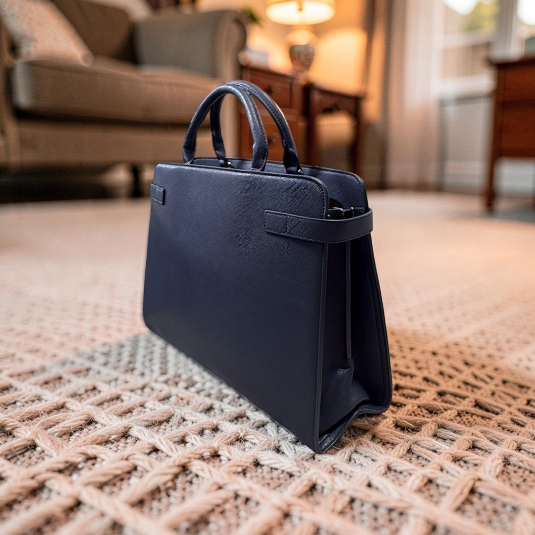 Bagco Unisex Large Laptop/Handbag in Navy