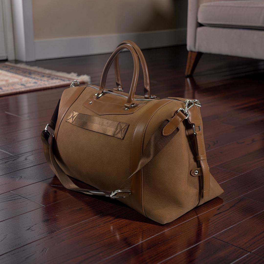 Chrisbella Hand Luggage Travel Brown