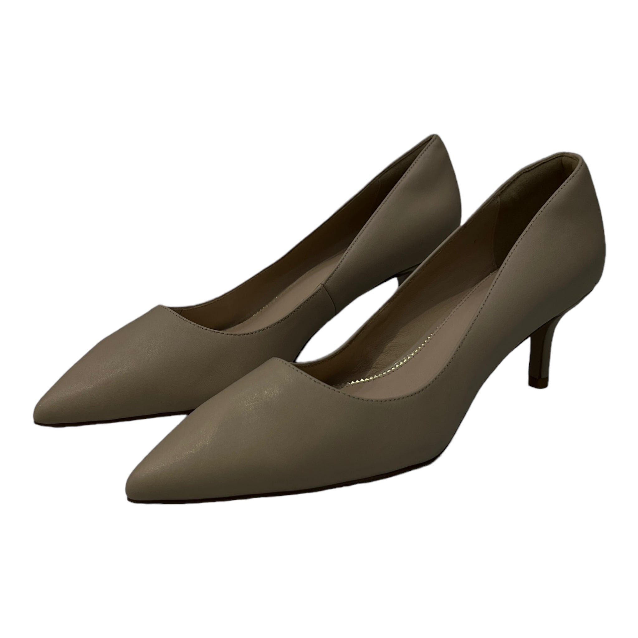 DAISY LOUIS POINTED TOE HEELED PUMP IN BLUSH