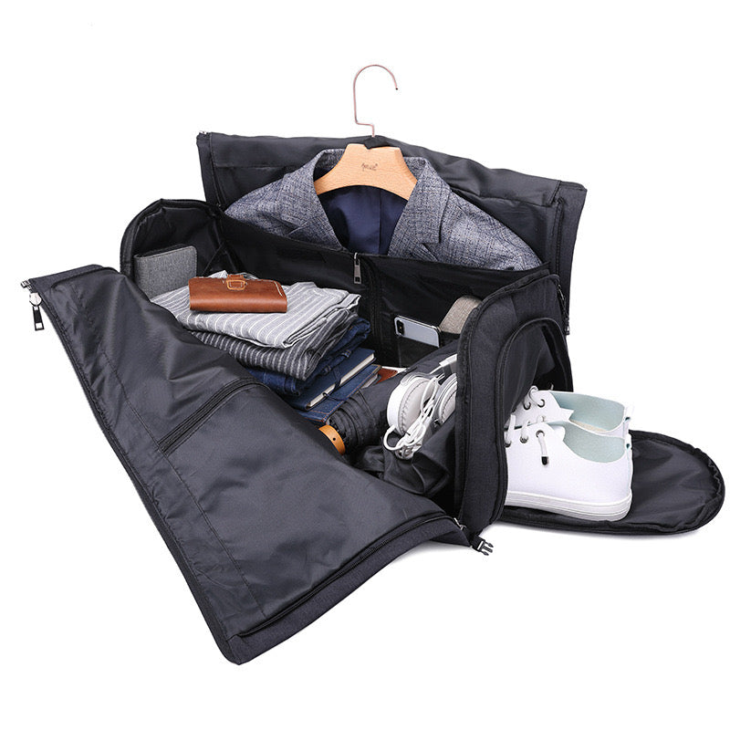 UNISEX CONVERTIBLE MULTI-POCKETS TRAVEL BAG