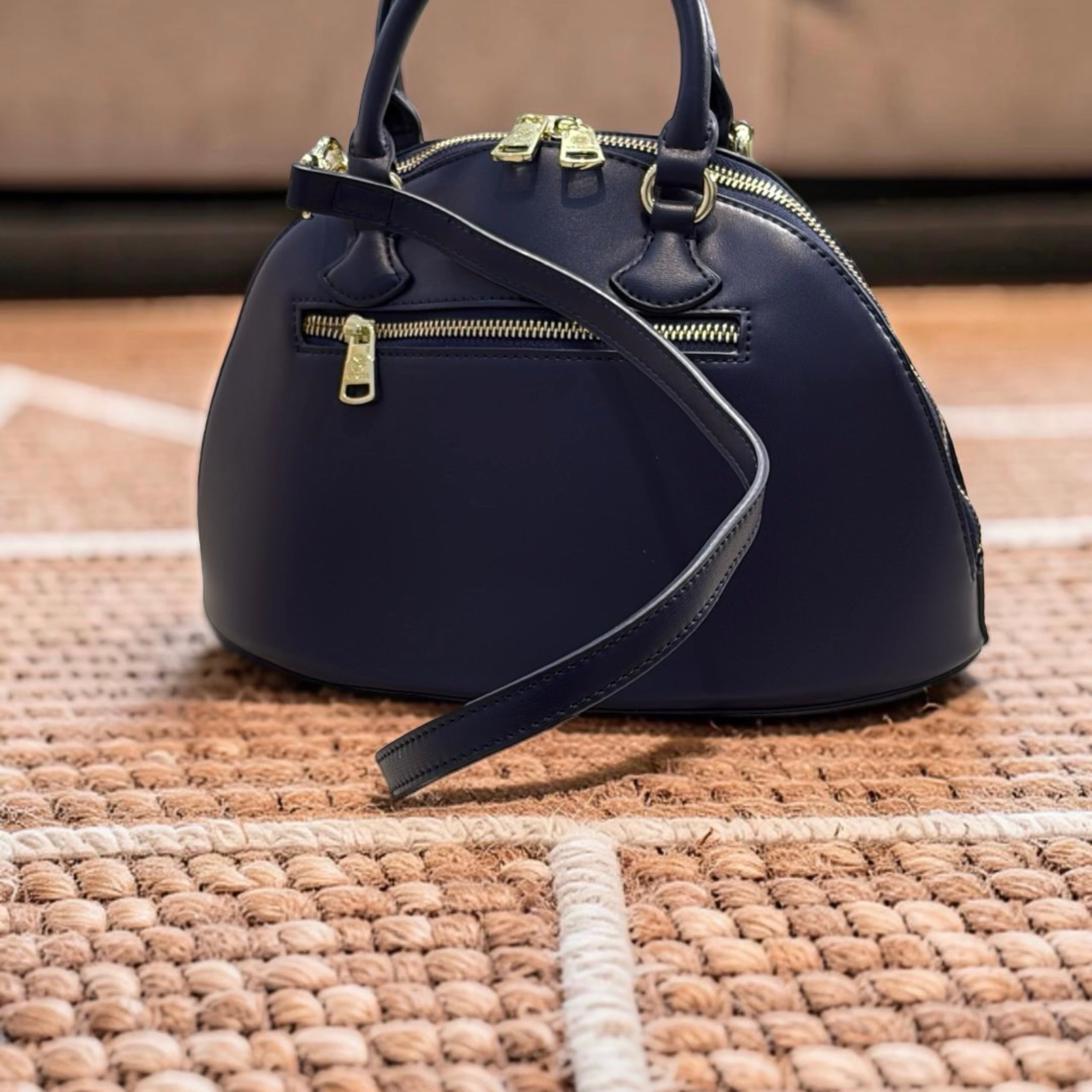 Versse Half-Moon handbag in Navy