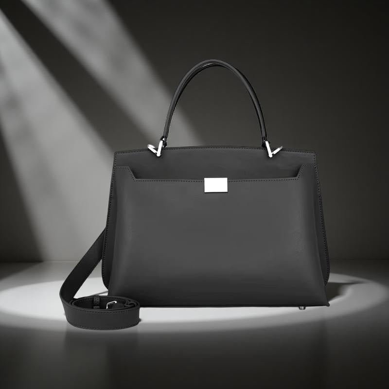 Classic Top Handle Bag in Black