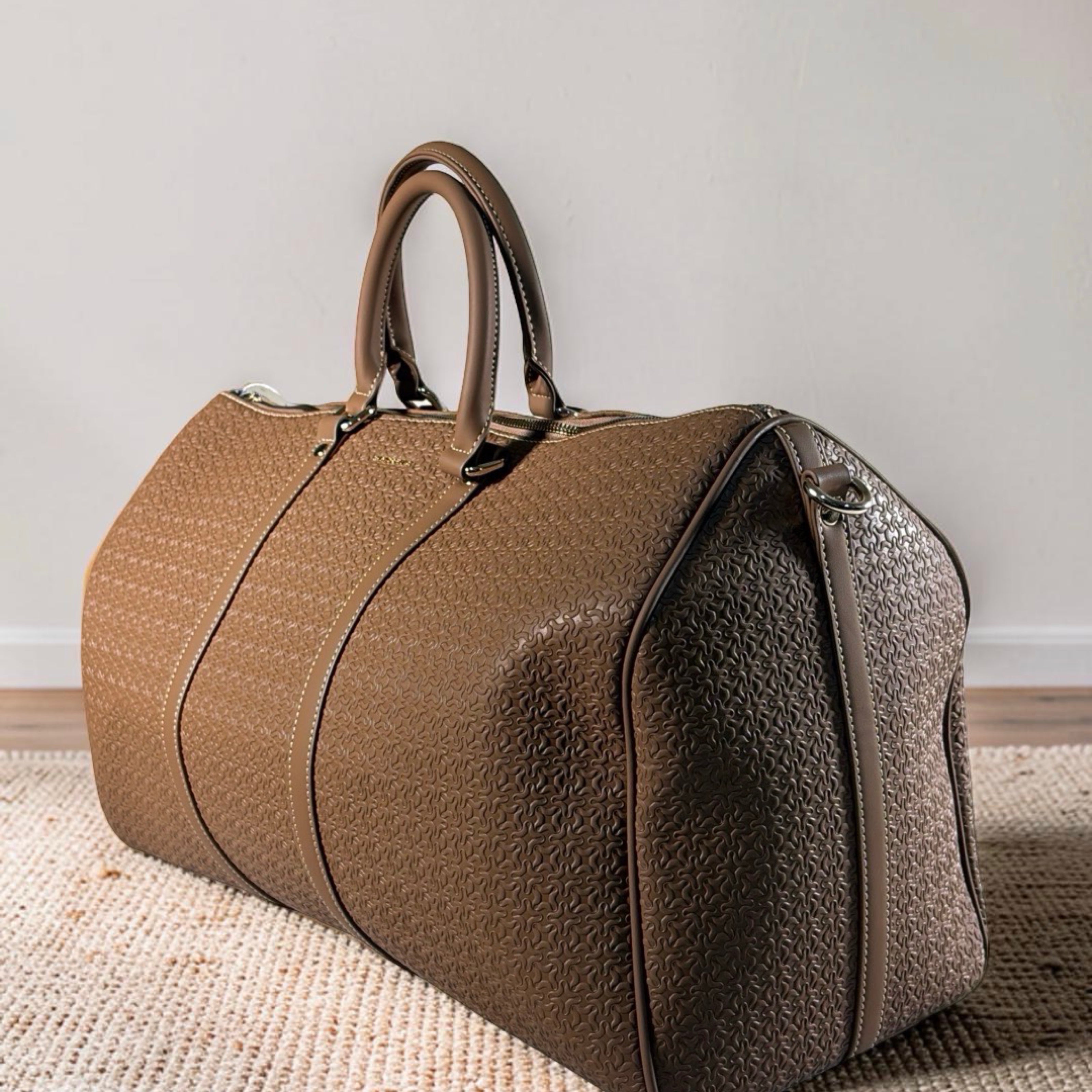 Chrisbella Hand Luggage Travel Bag in Mud