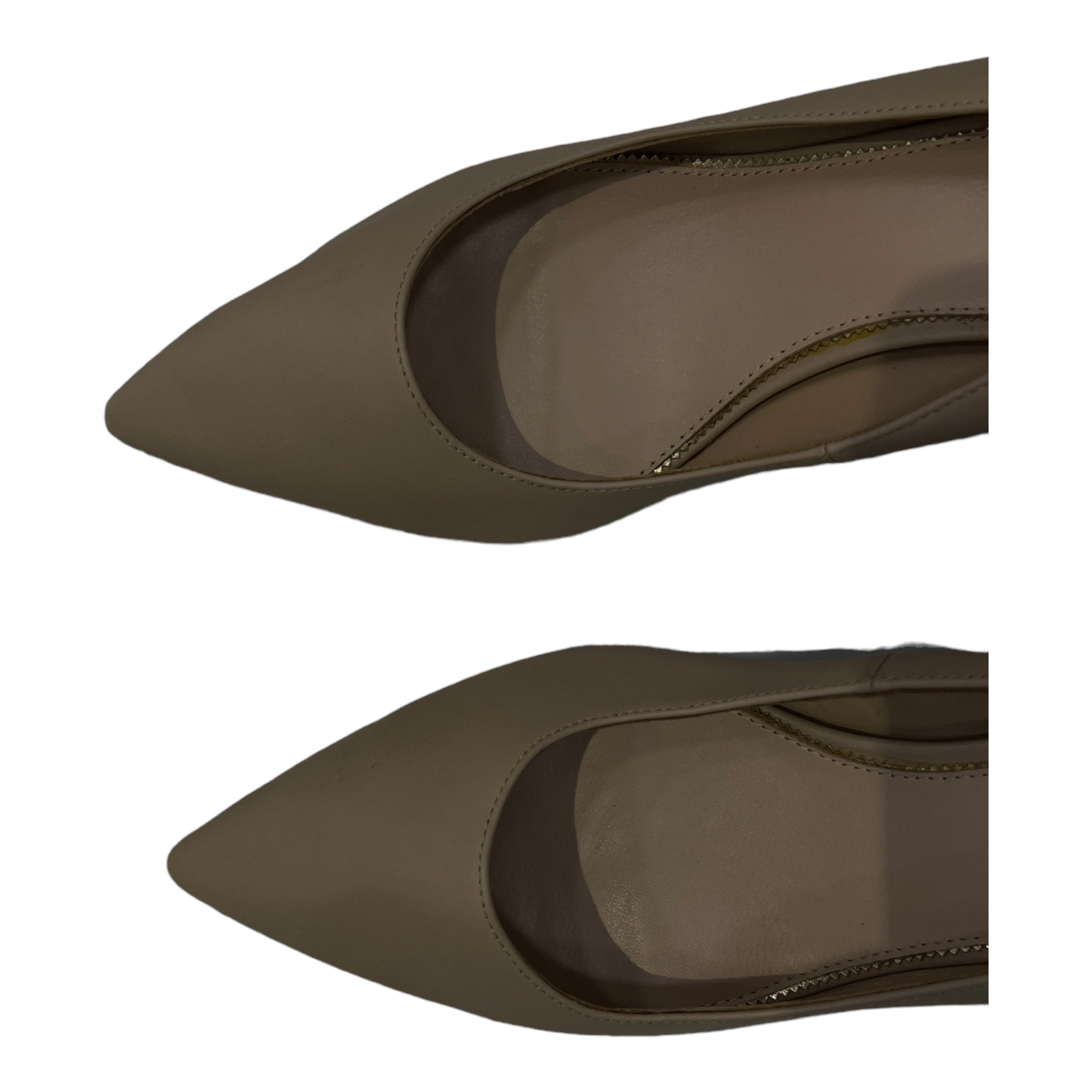 DAISY LOUIS POINTED TOE HEELED PUMP IN BLUSH