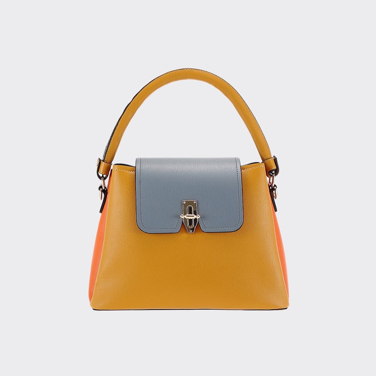 BAGCO TWOTONE MINI SIDE BAG IN YELLOW