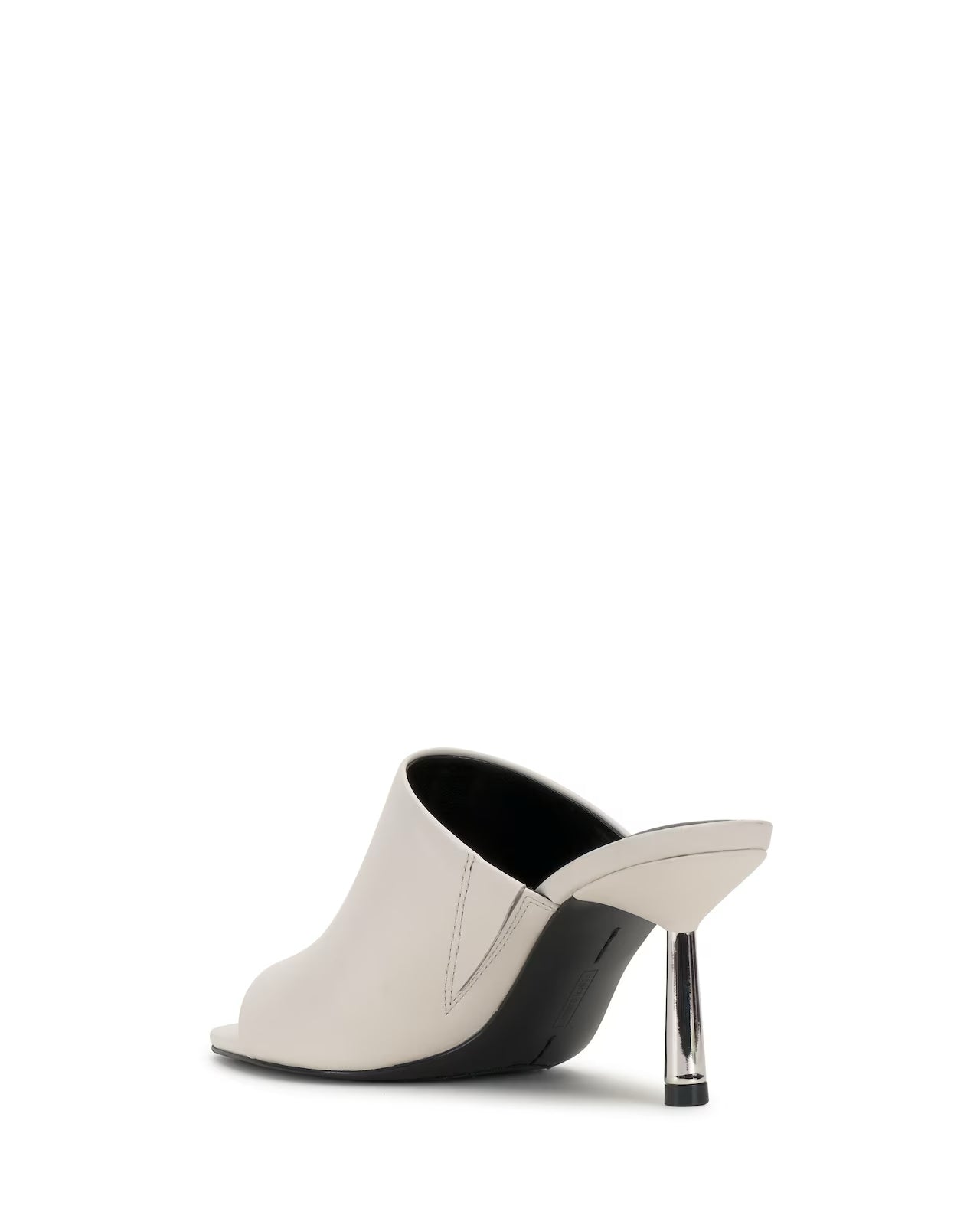 VINCE CAMUTO COCONUT CREAM HEELED MULE