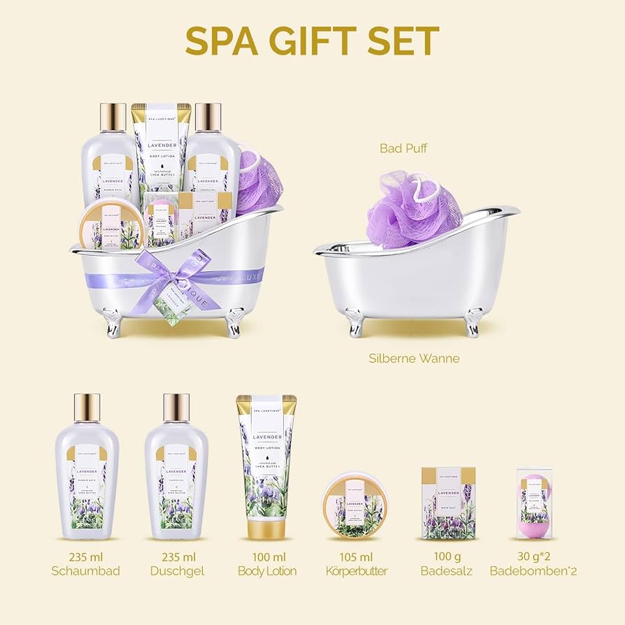 Spa Luxetique Bath Gift Set for Women
