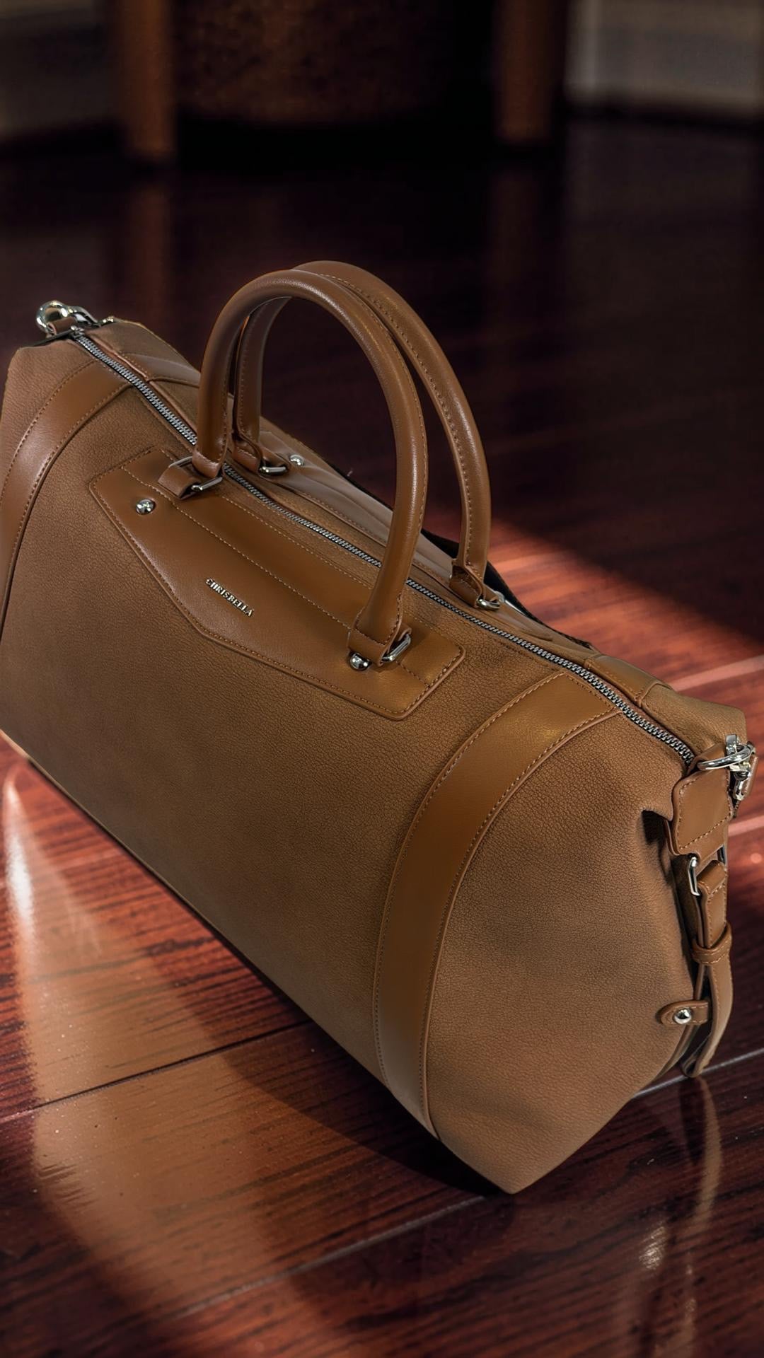 Chrisbella Hand Luggage Travel Brown