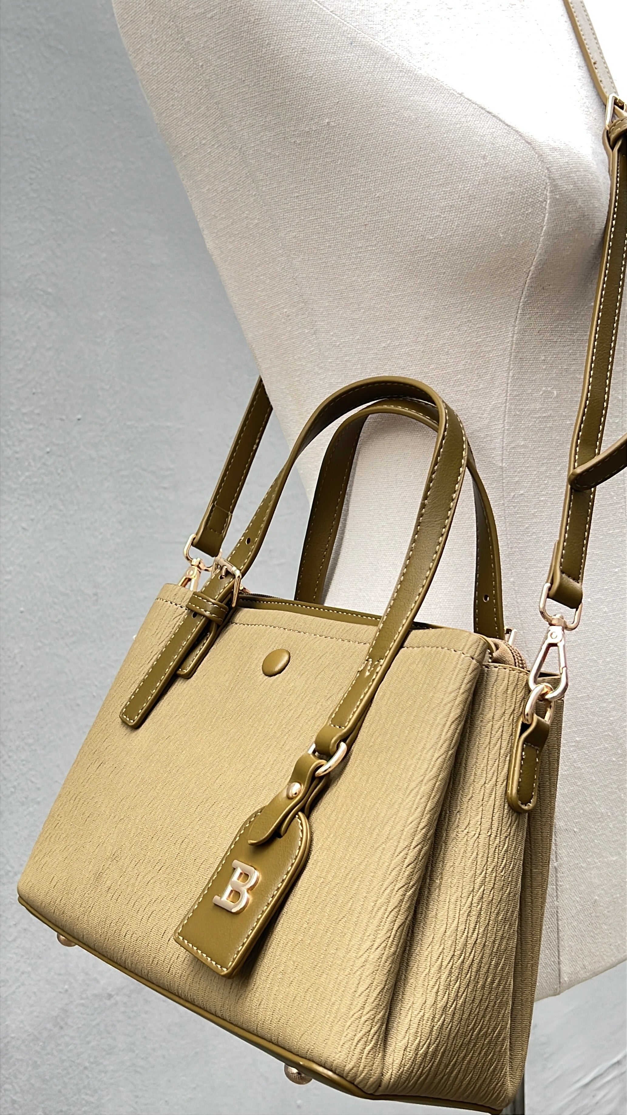 Bagco Double Handle Bag in Olive