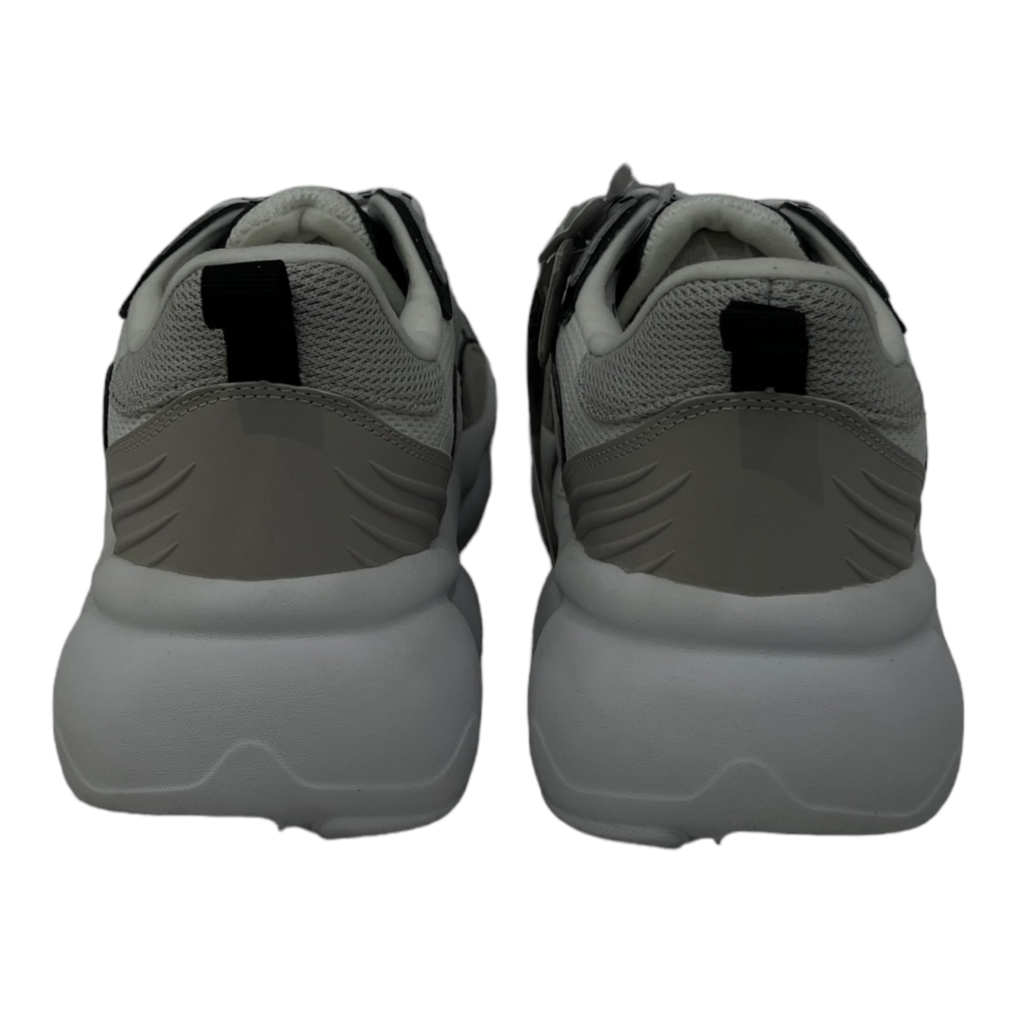 SEMIR MEN'S SNEAKERS WITH SCALLOP SOLE IN WHITE