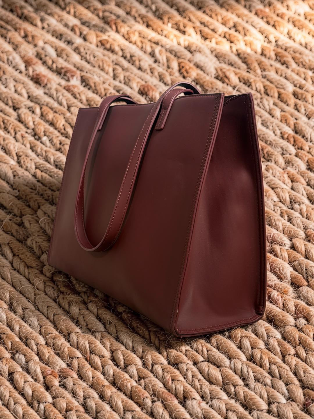 Chrisbella 3-in-1 Shoulder Bag in Burgundy
