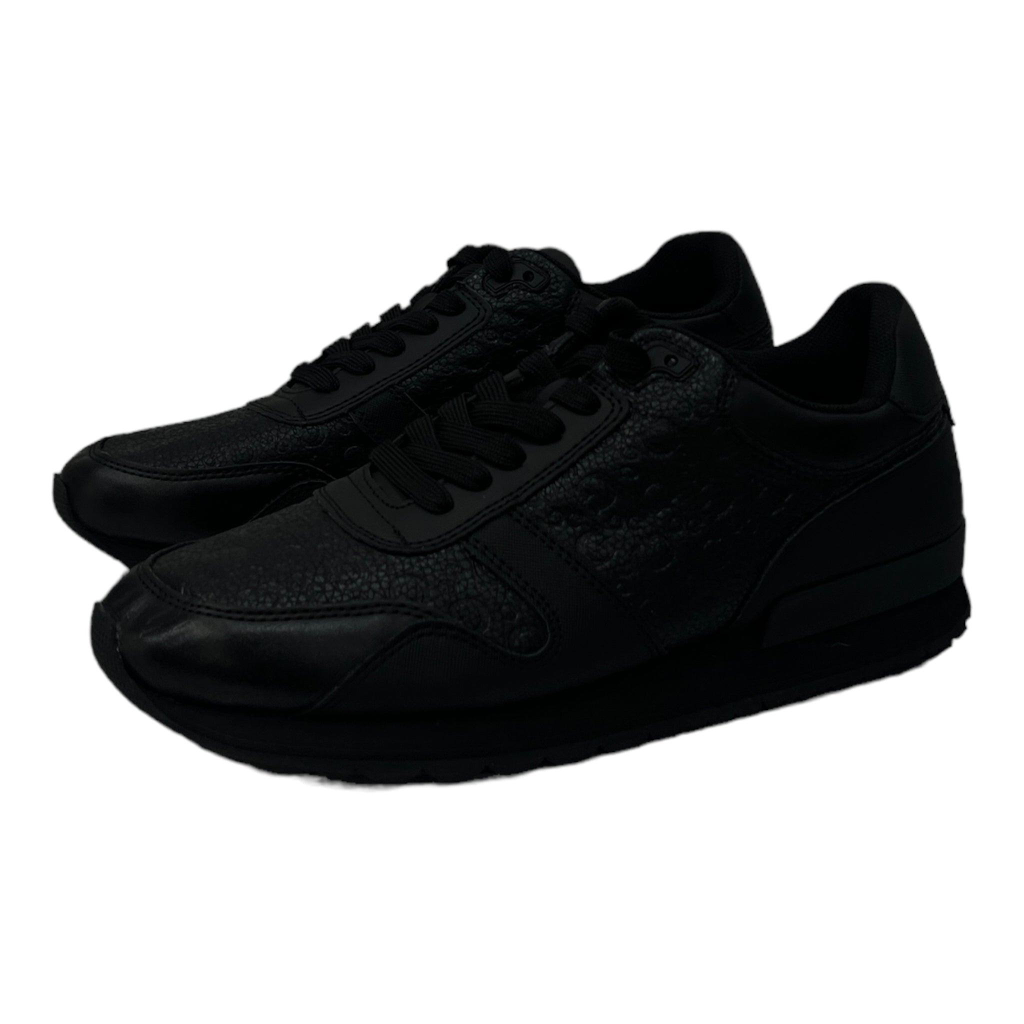 GUESS LACE-UP SNEAKERS IN BLACK