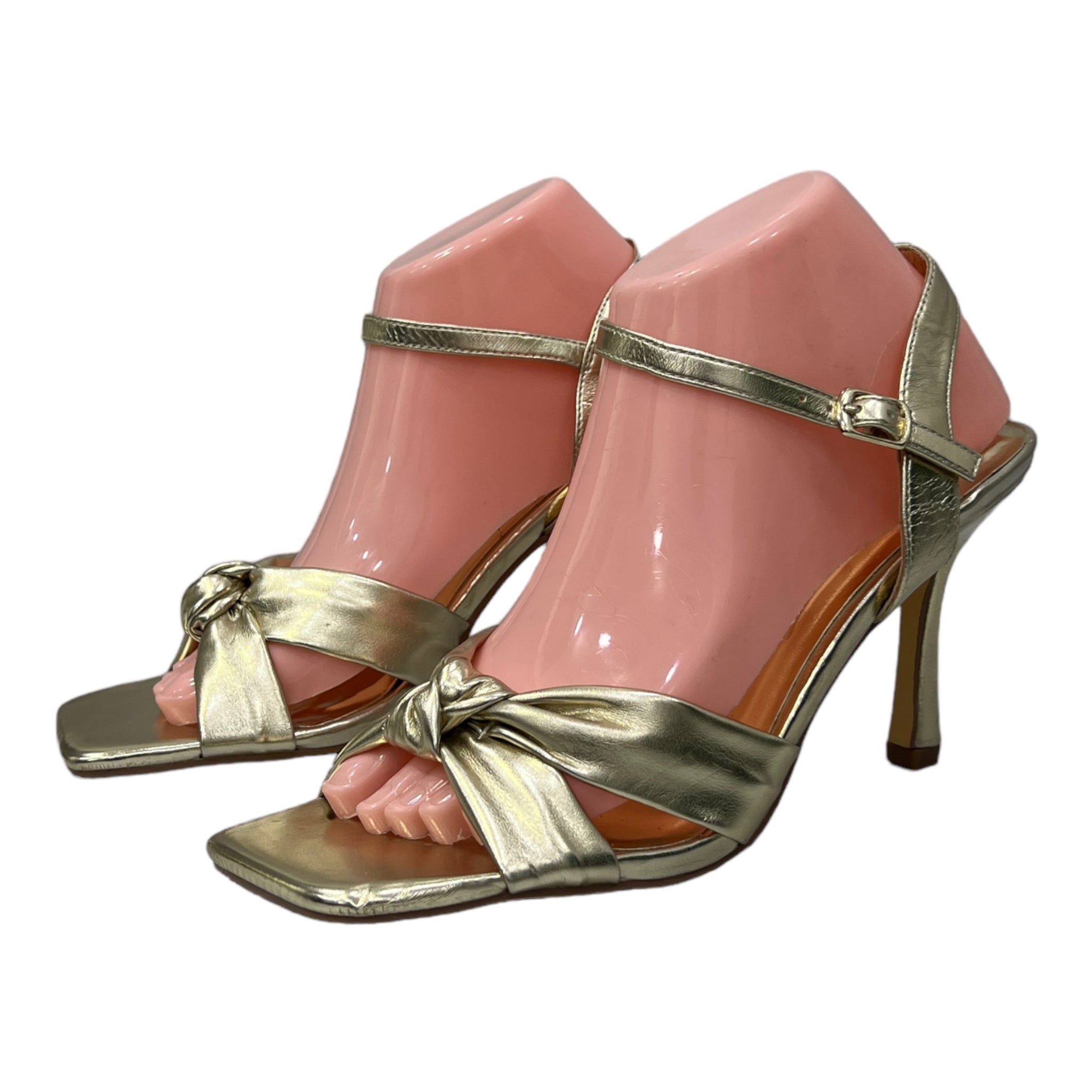 LINZI GOLD HEELED SANDAL