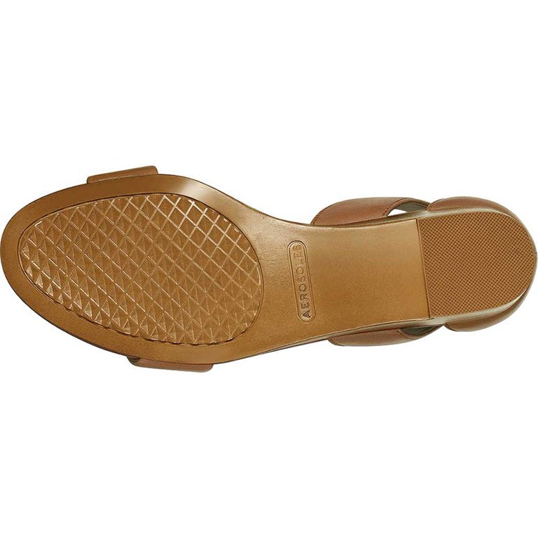 AEROSOLES TAN WEDGE SANDAL