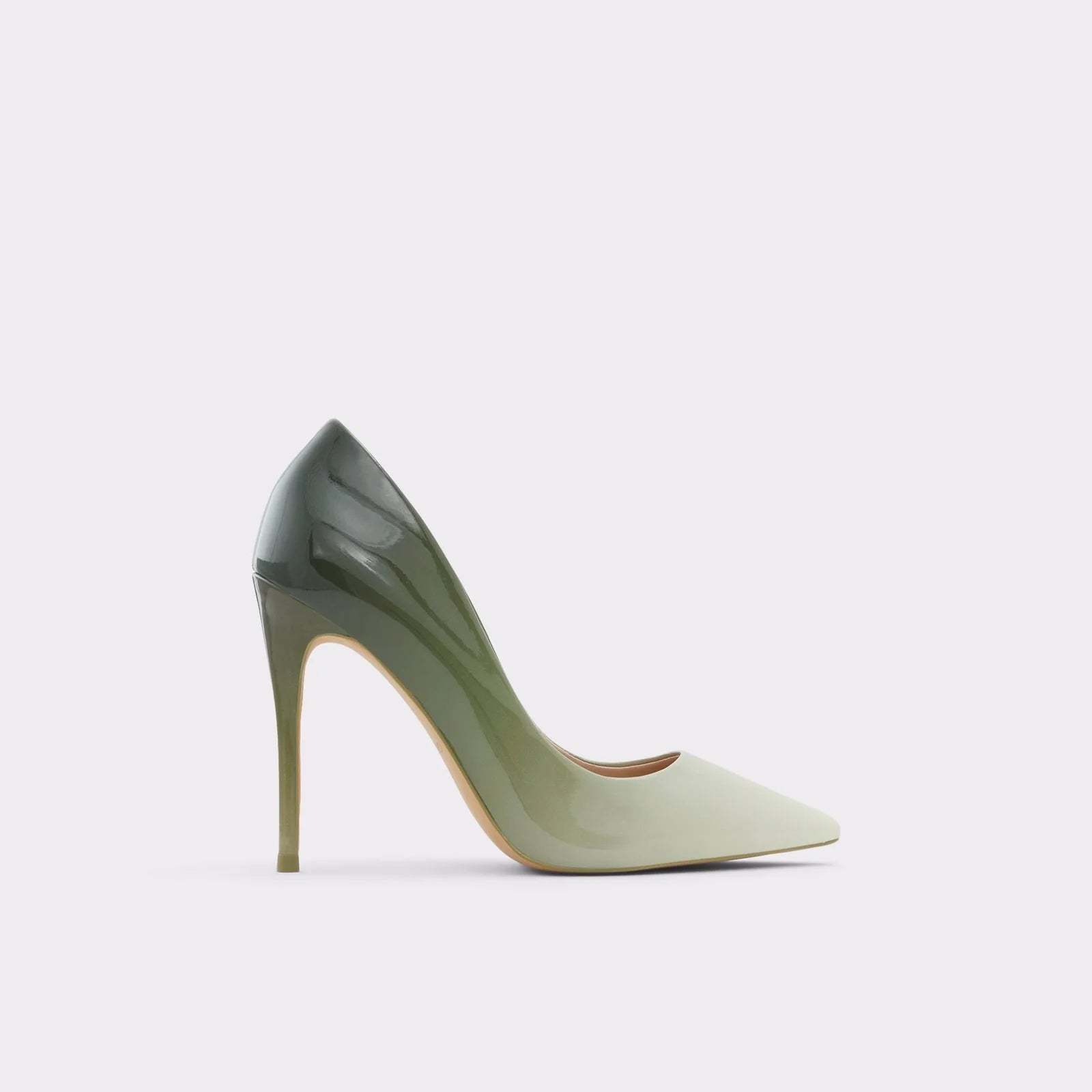 ALDO STESSY OMBRE PUMP IN GREEN WHITE