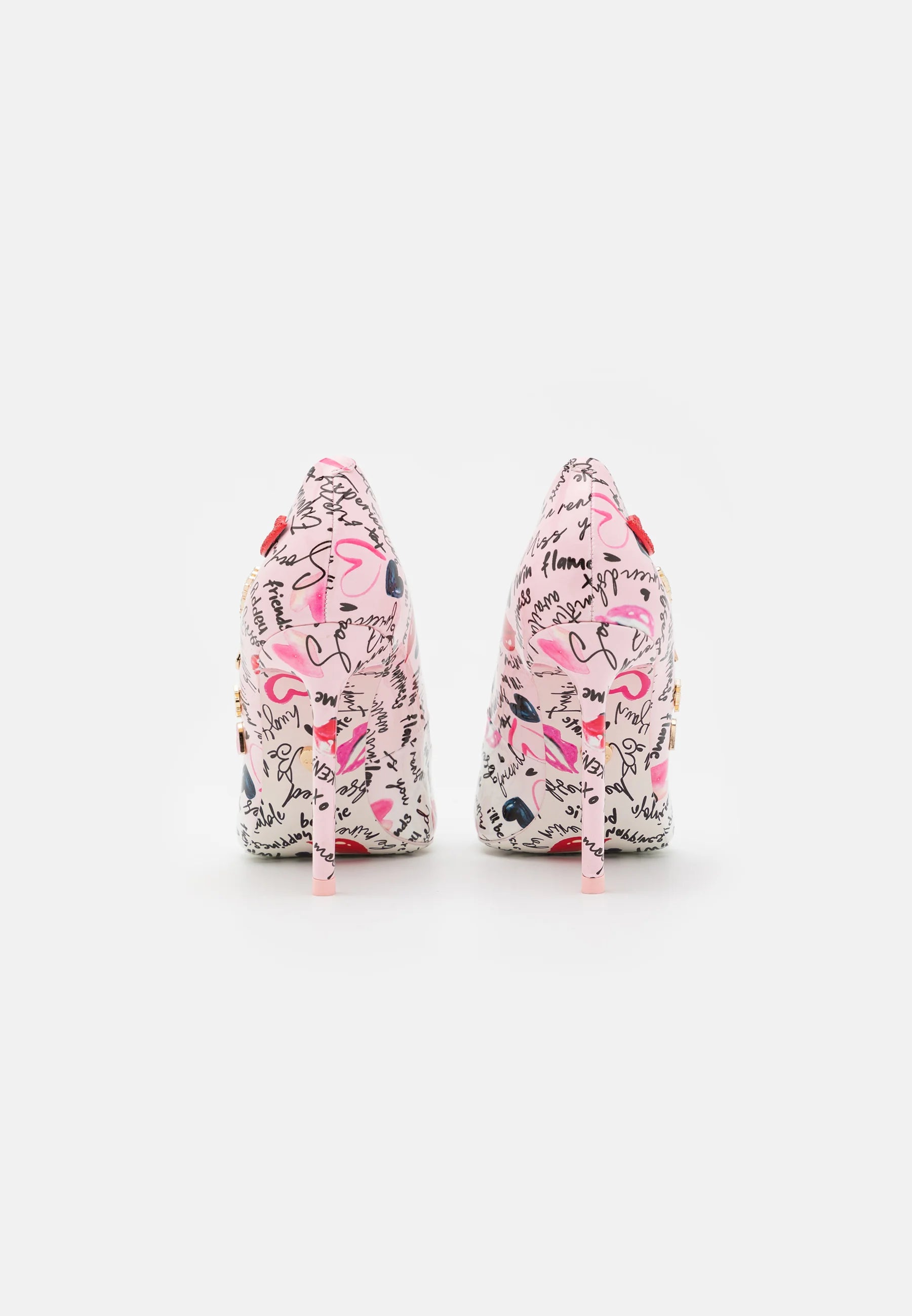 ALDO WHITE MULTI PATENT POINTED TOE PUMP