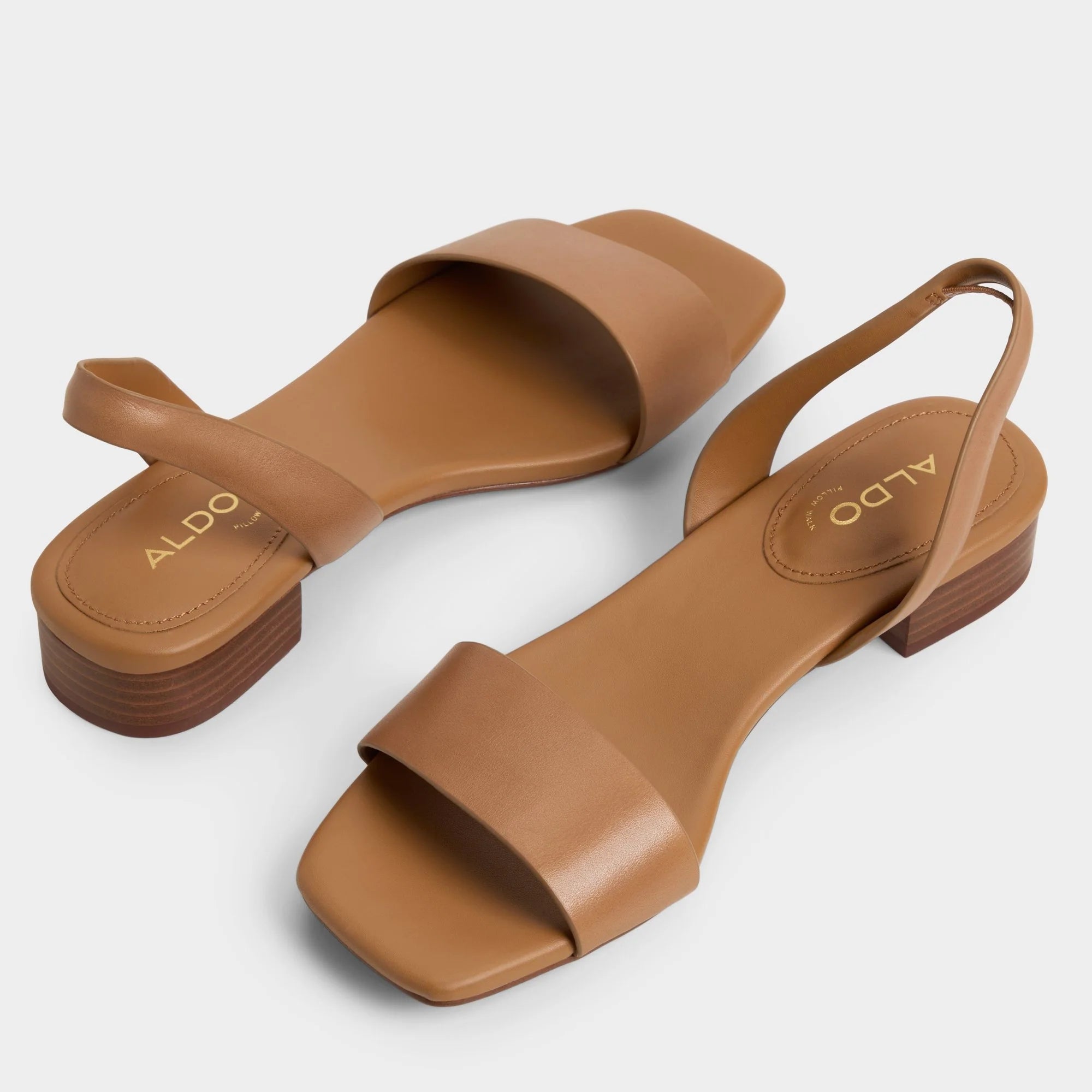 Aldo Slingback Sandal in Cognac