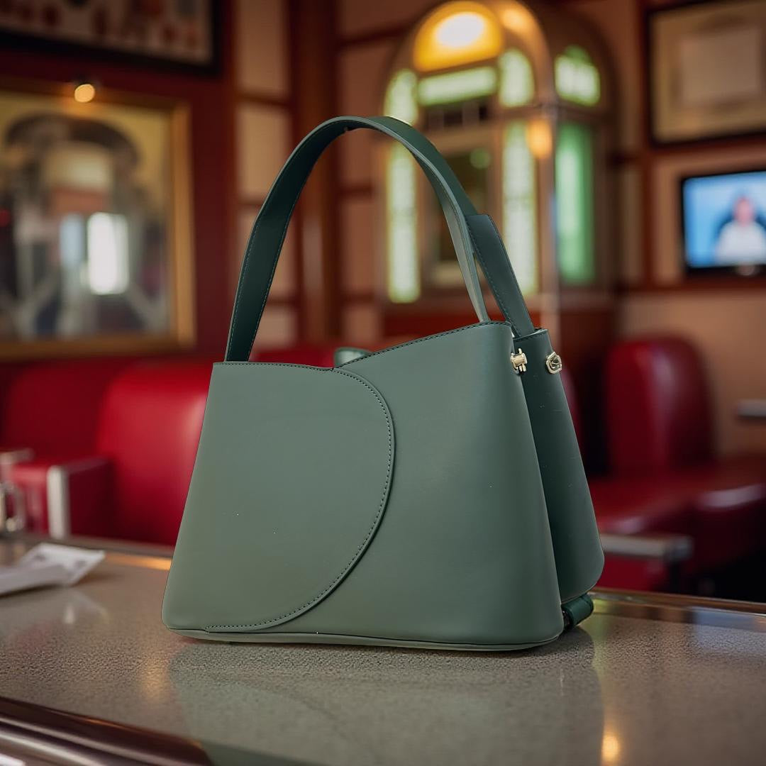 Bagco Top Handle Sturdy Bag in Green