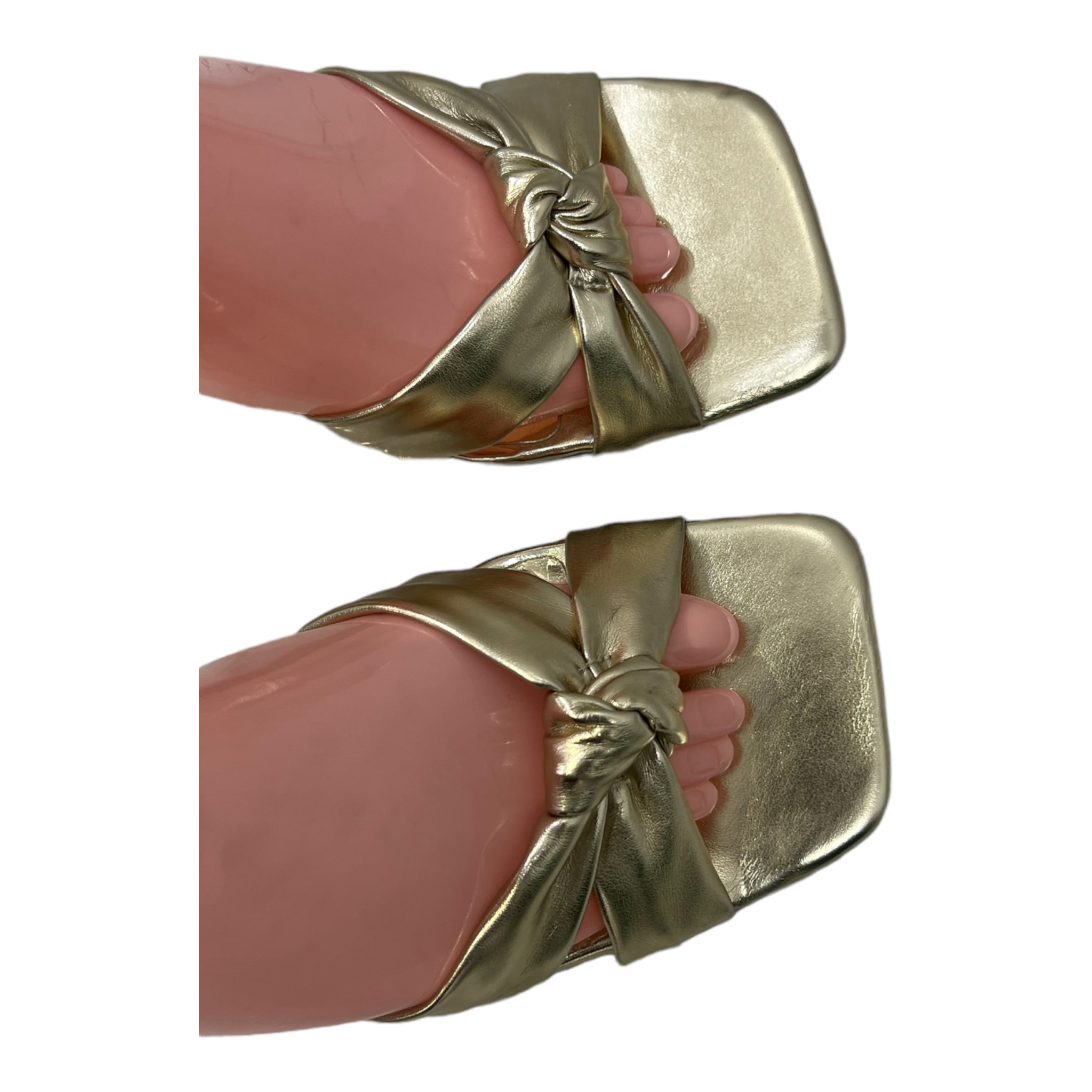 LINZI GOLD HEELED SANDAL