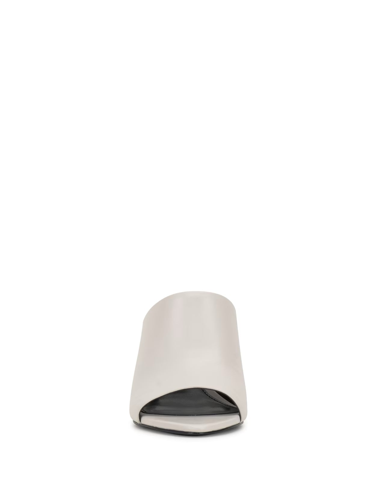 VINCE CAMUTO COCONUT CREAM HEELED MULE