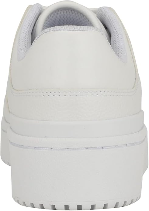 Calvin Klein Perforated Plain Sneakers in White