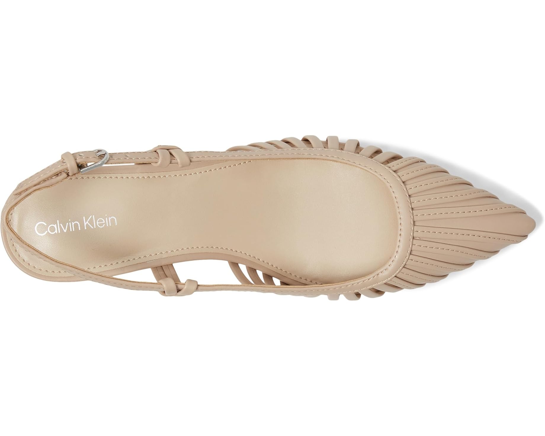 Calvin Klein Slingback Low Heel Pump in Blush