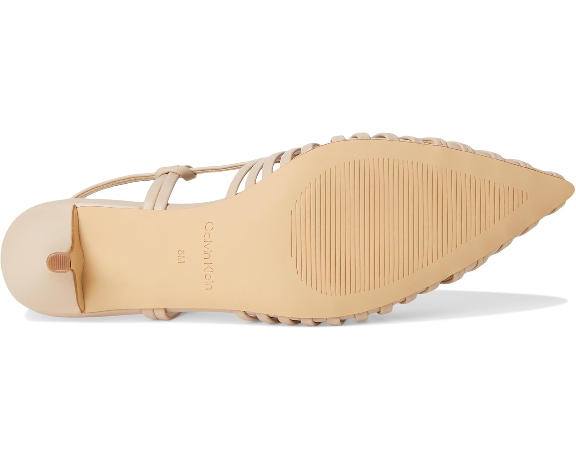Calvin Klein Slingback Low Heel Pump in Blush