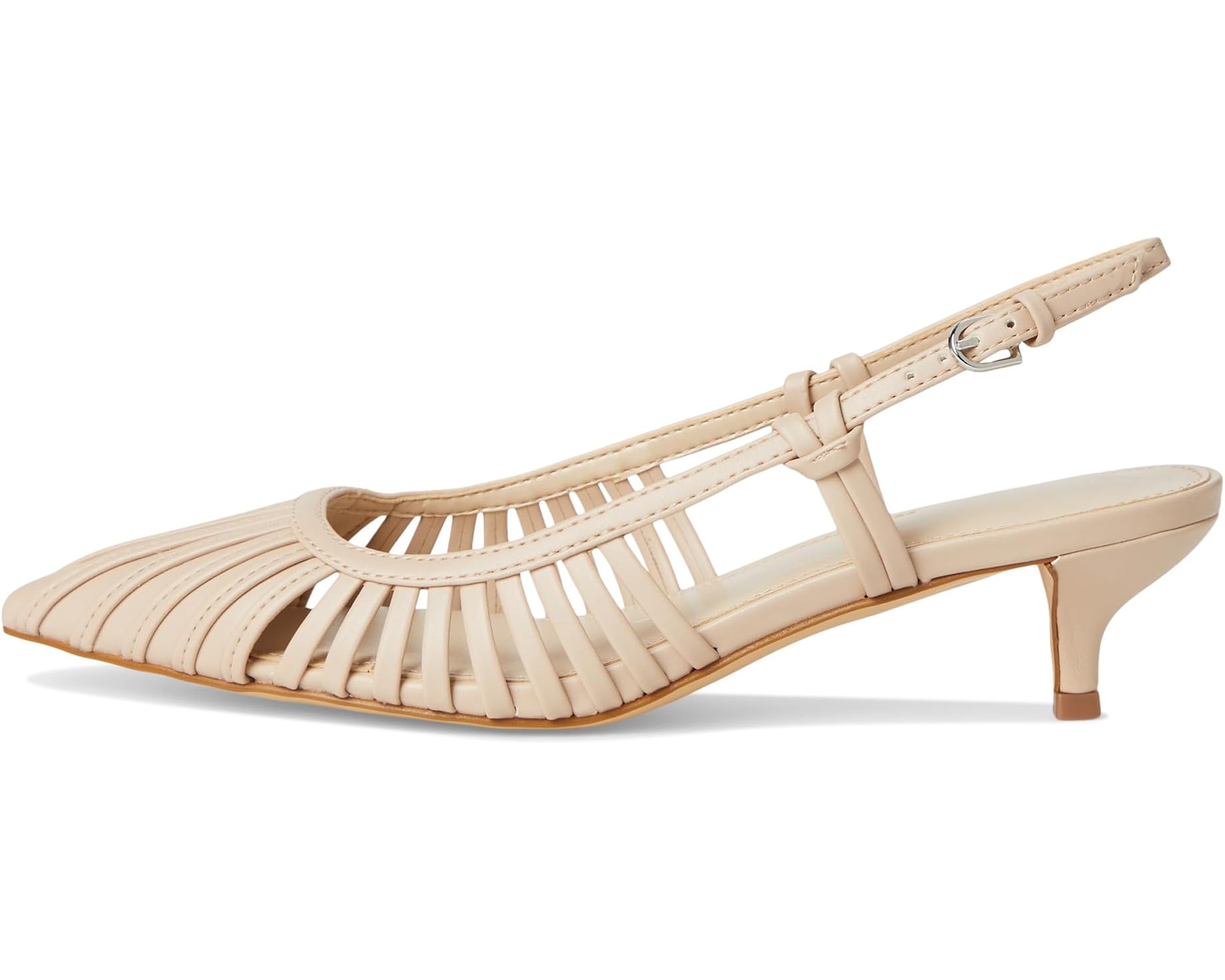Calvin Klein Slingback Low Heel Pump in Blush