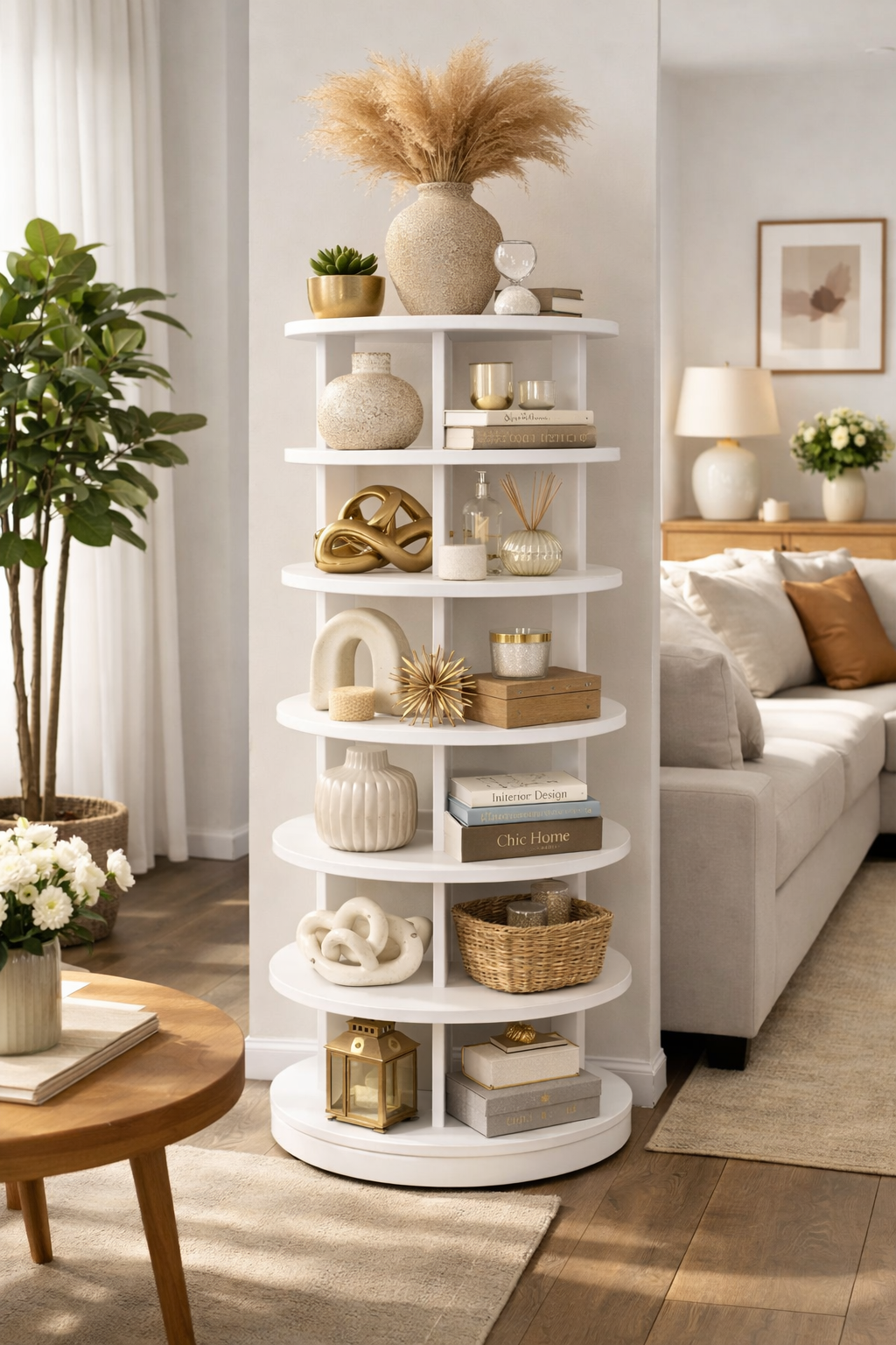 7-Tier 360 Rotating Display Rack