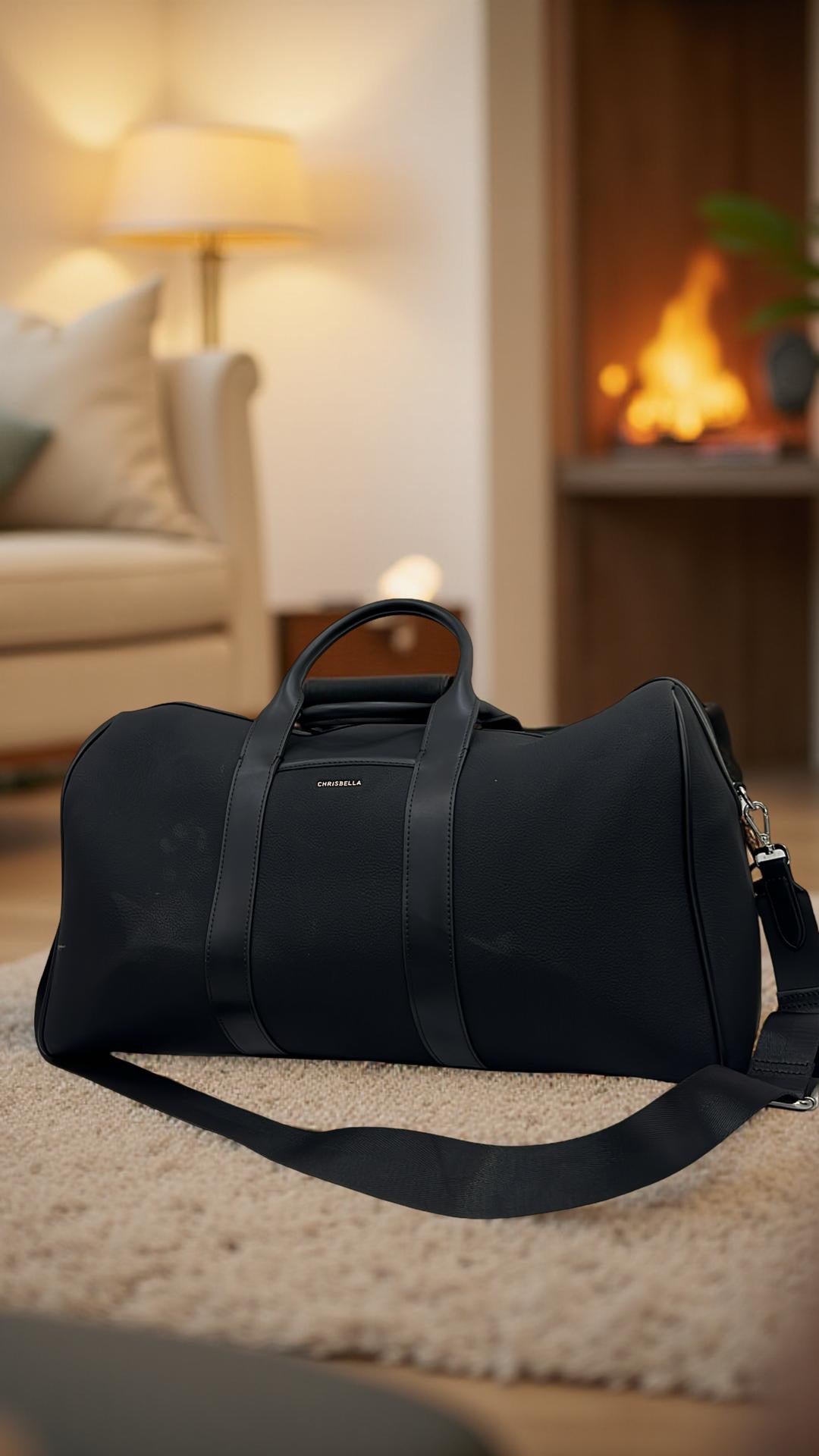 Chrisbella Travel Bag in Black