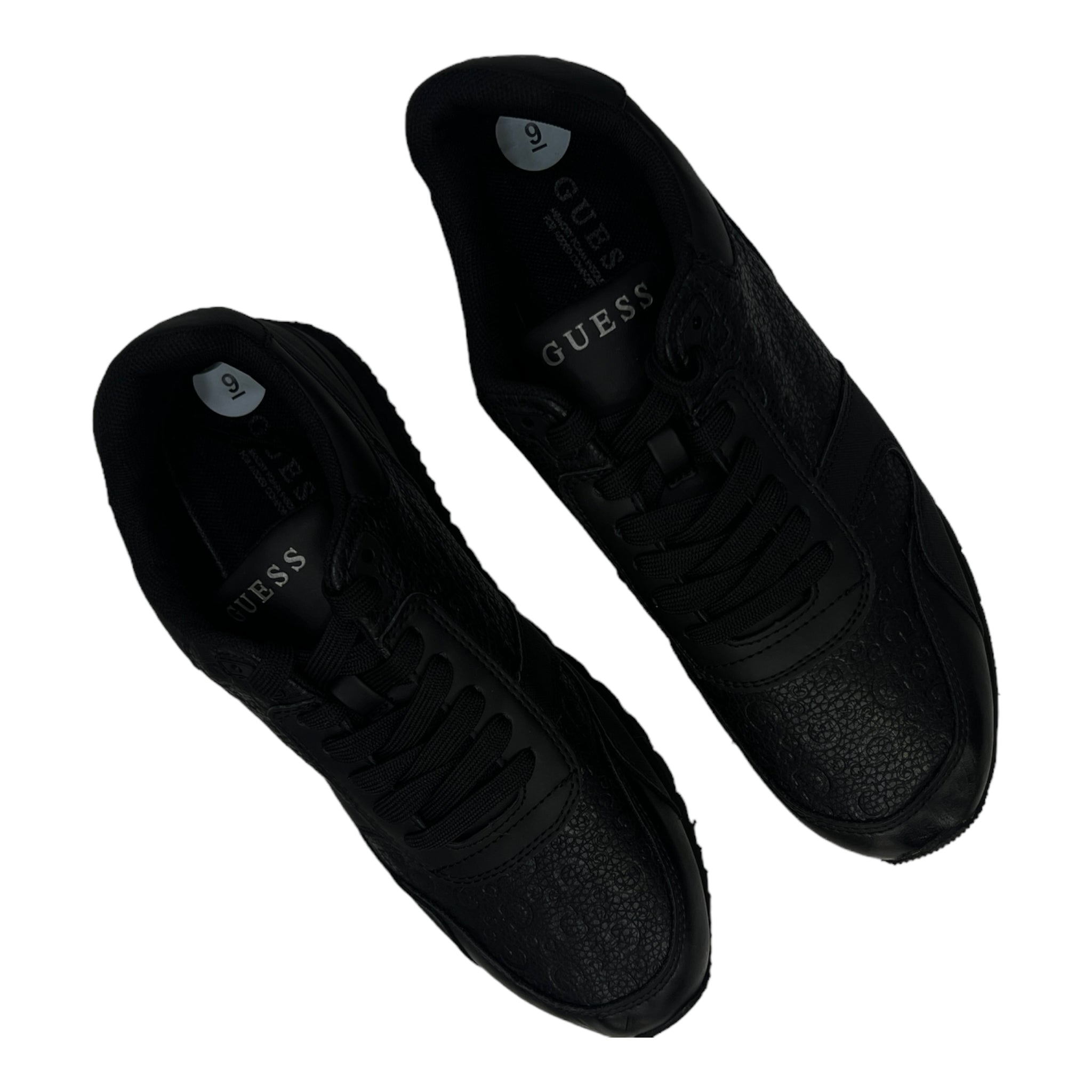 GUESS LACE-UP SNEAKERS IN BLACK