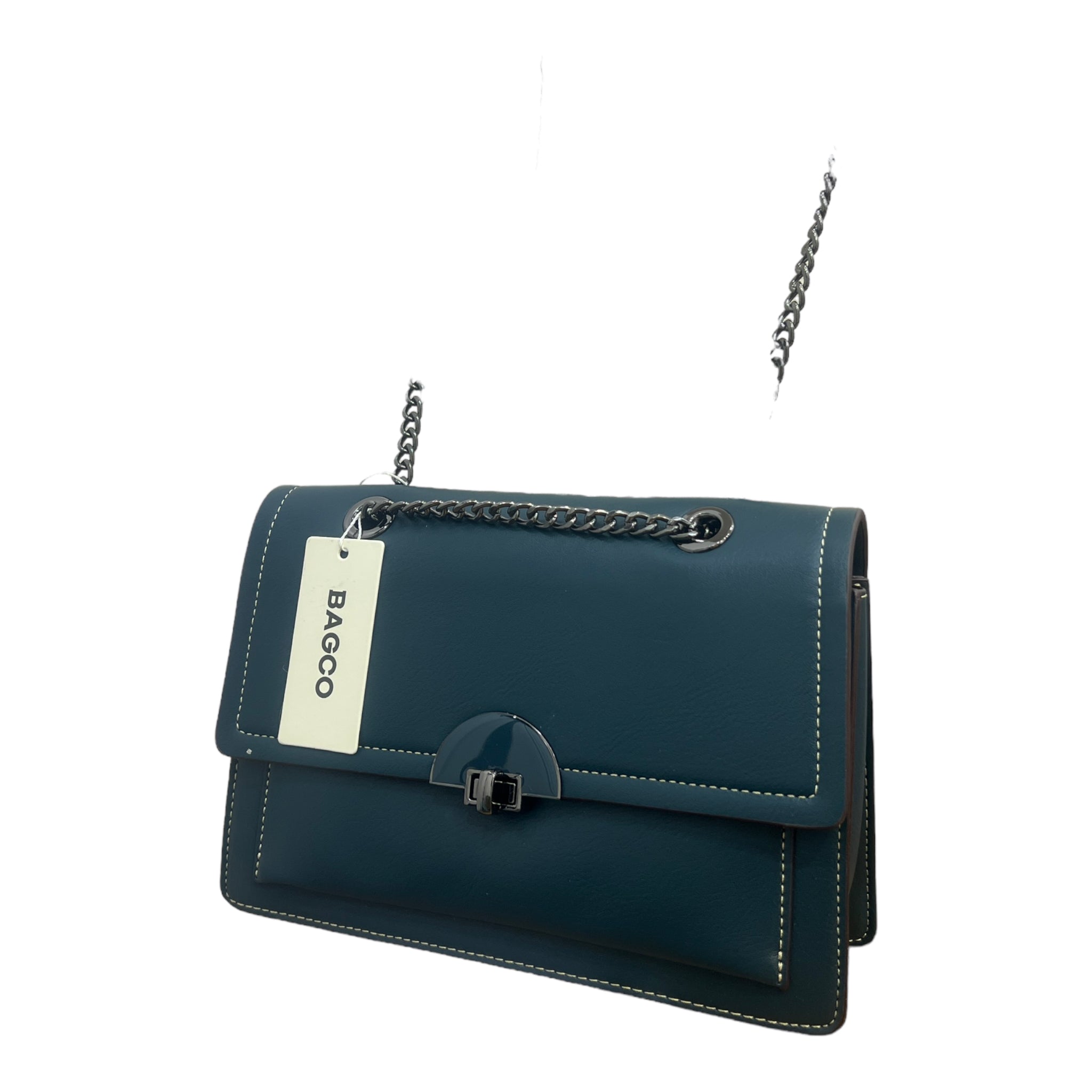BAGCO MINI STRUCTURED SLINGBAG IN NAVY