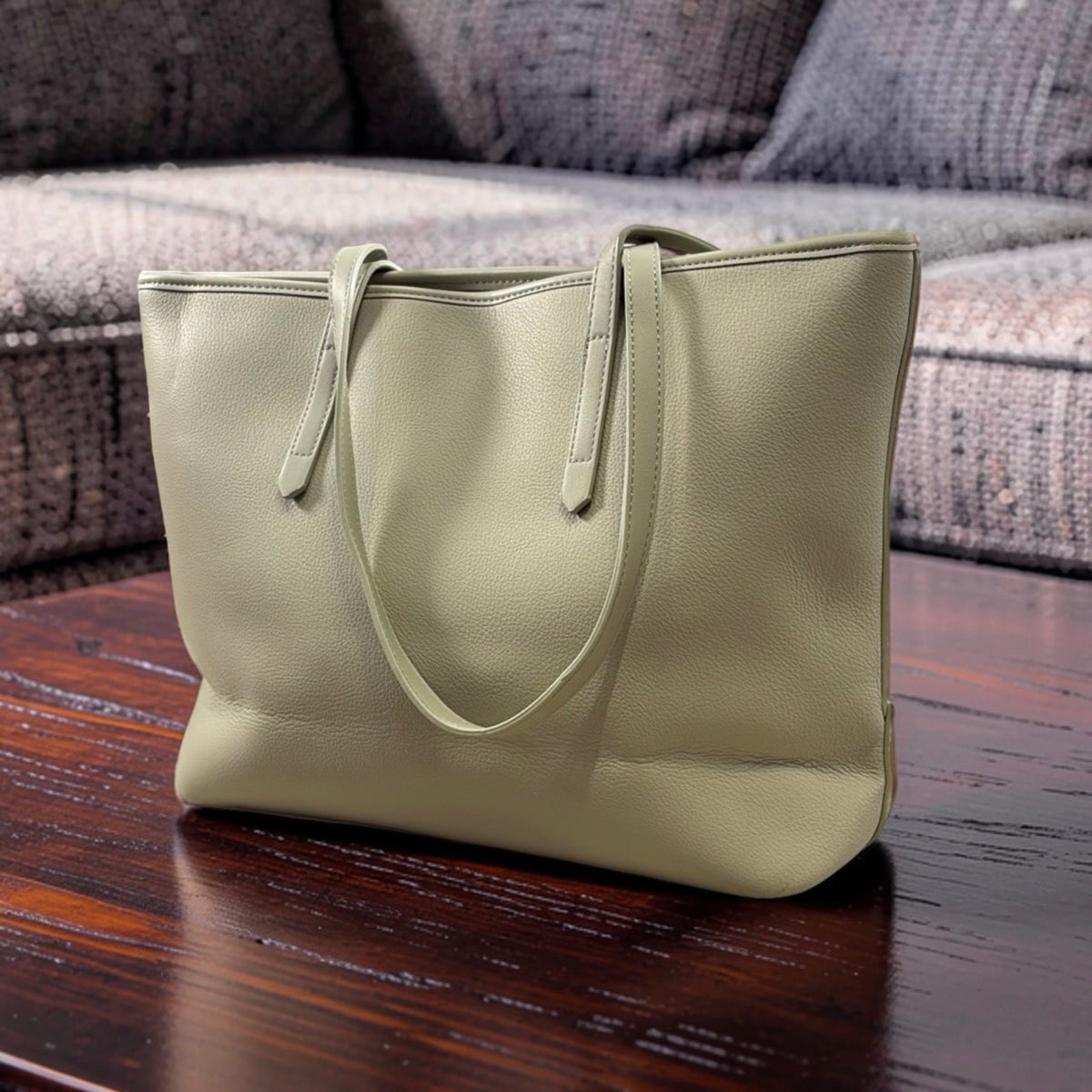Bagco Scarf Large Tote Bag in Mint