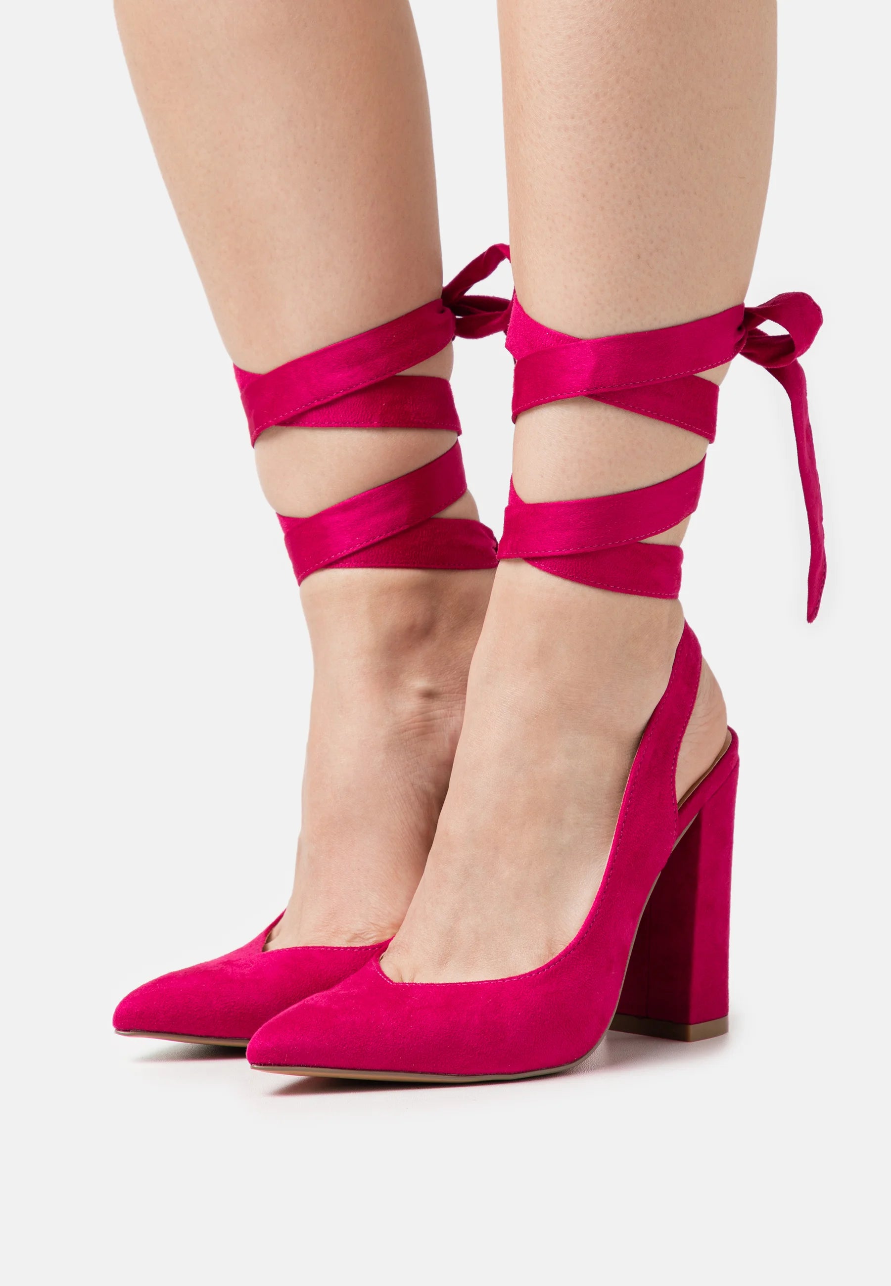 Dark fuchsia heels discount