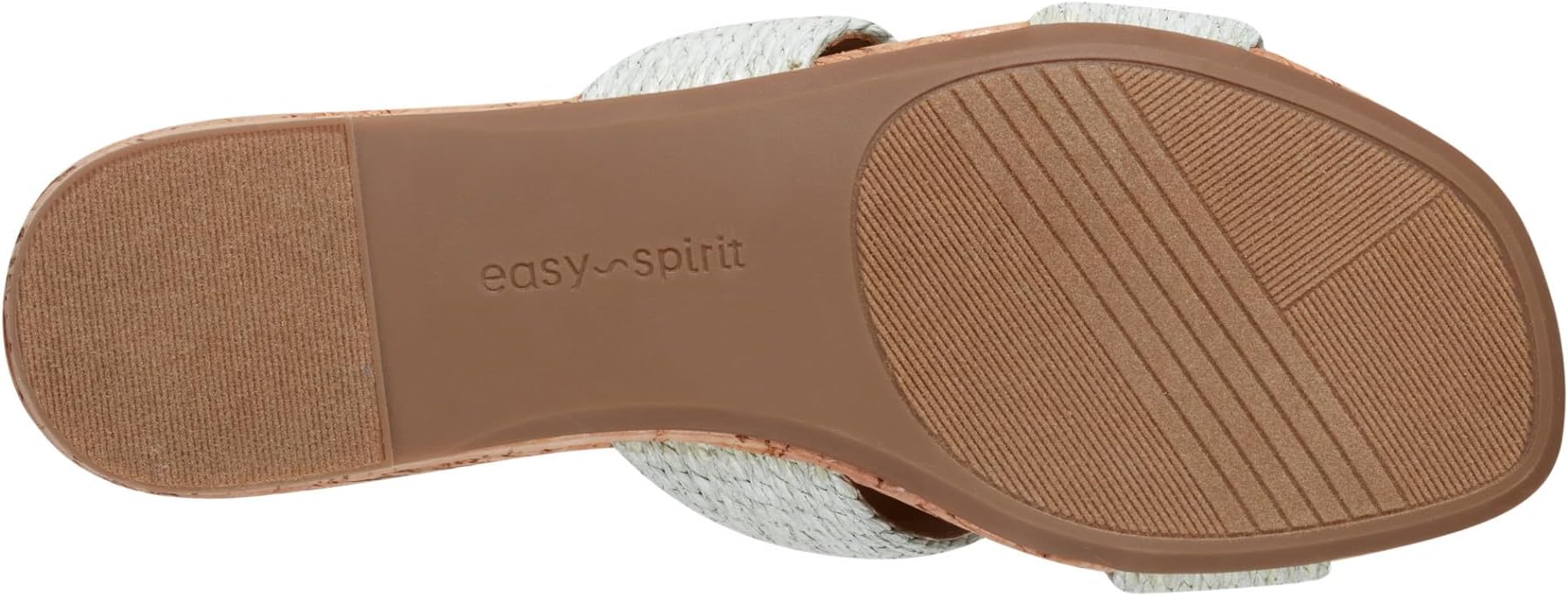 Easy Spirit Faux Raffia Slide in Mint