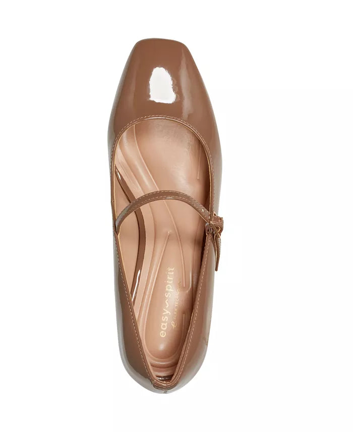 Easy Spirit Patent Leather Maryjane Block Heel Pump in Carton