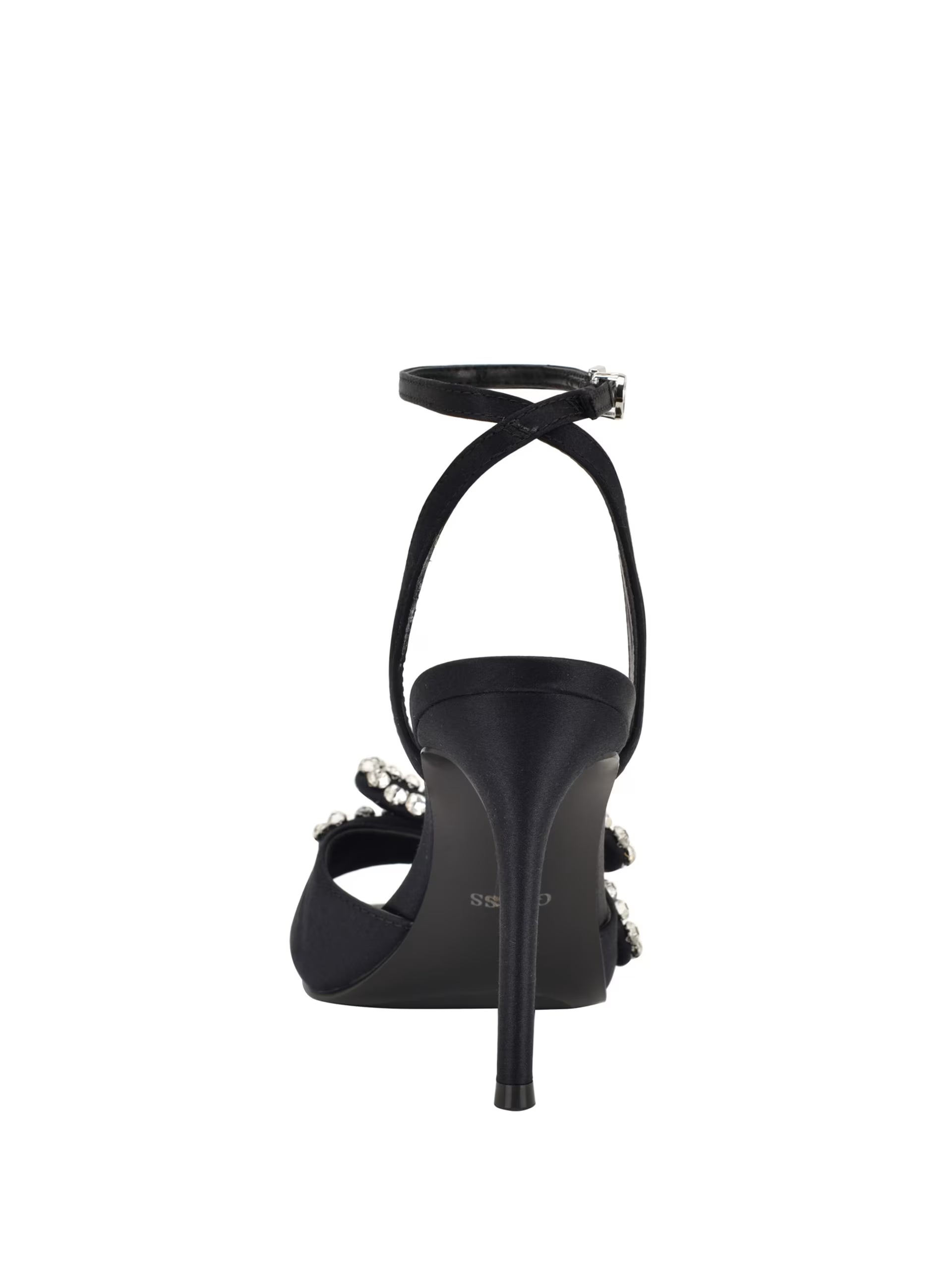 Guess Embellished Bow Detail Sandal in Black