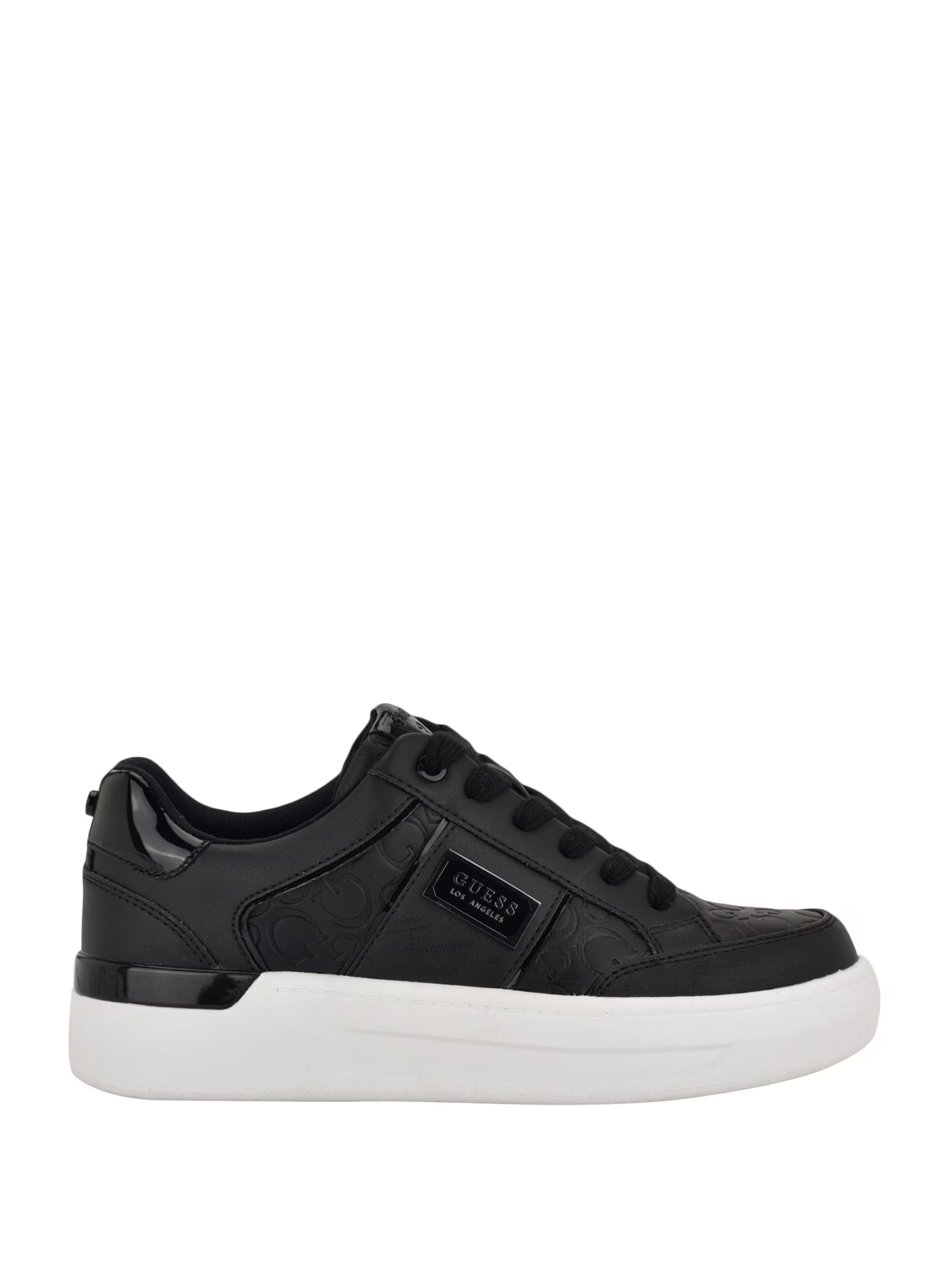 Guess G-Detail Lace-Up Sneakers in Black