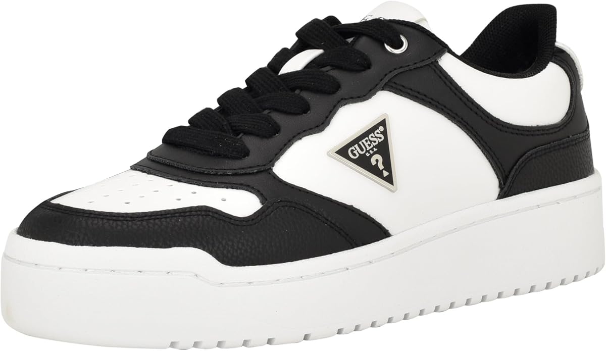 Guess Logo Detail Classic Sneakers in Black