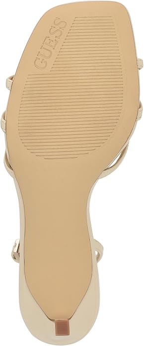 Guess Strappy Heeled Sandal in Beige